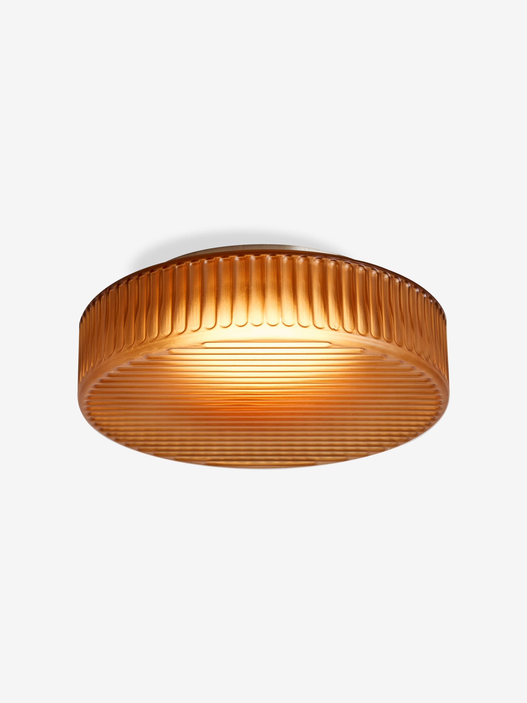 Alma Flush Light in Amber Brown - Image 4 of 5