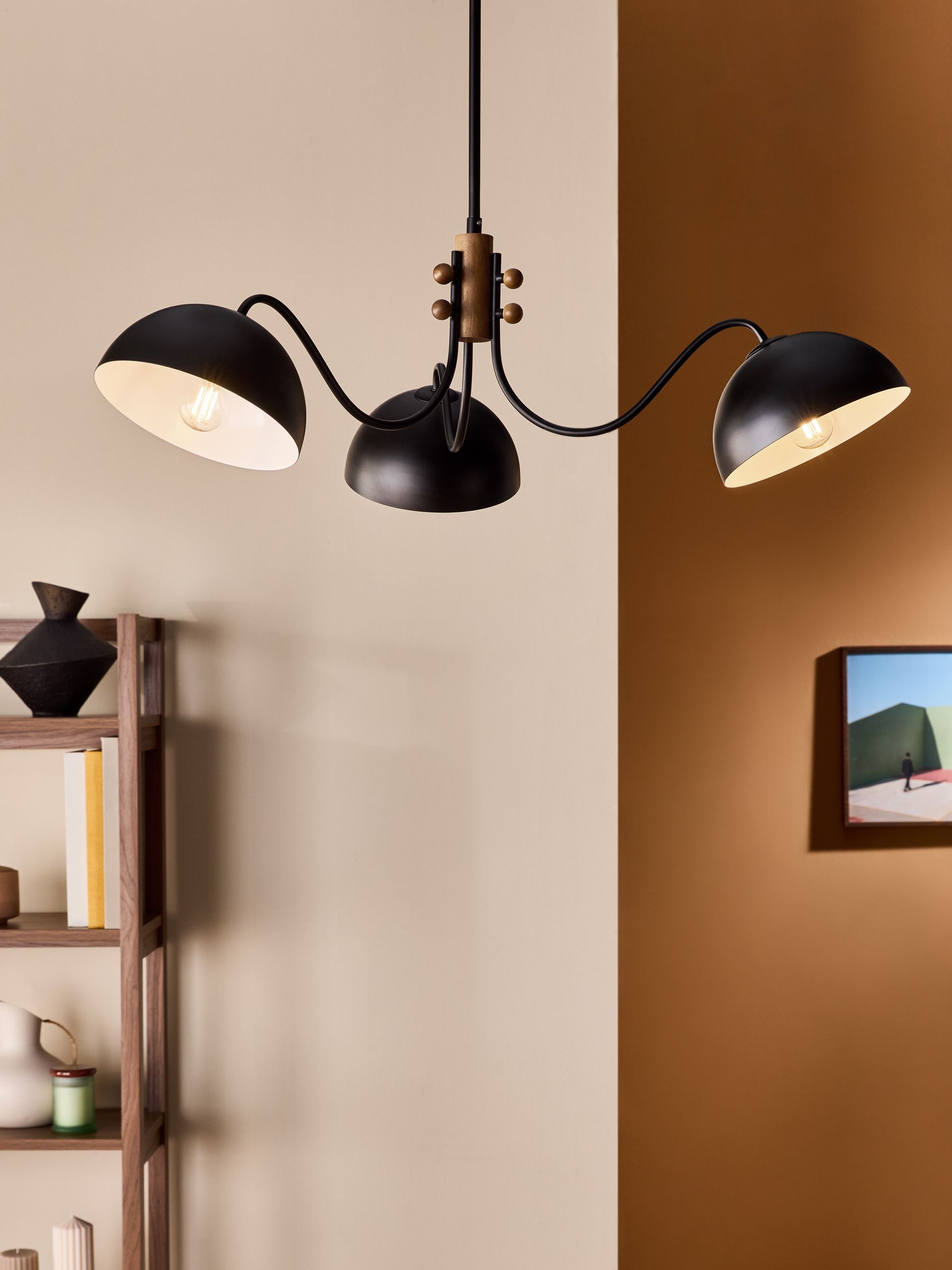 Avery Chandelier in Black - Image 1 of 5