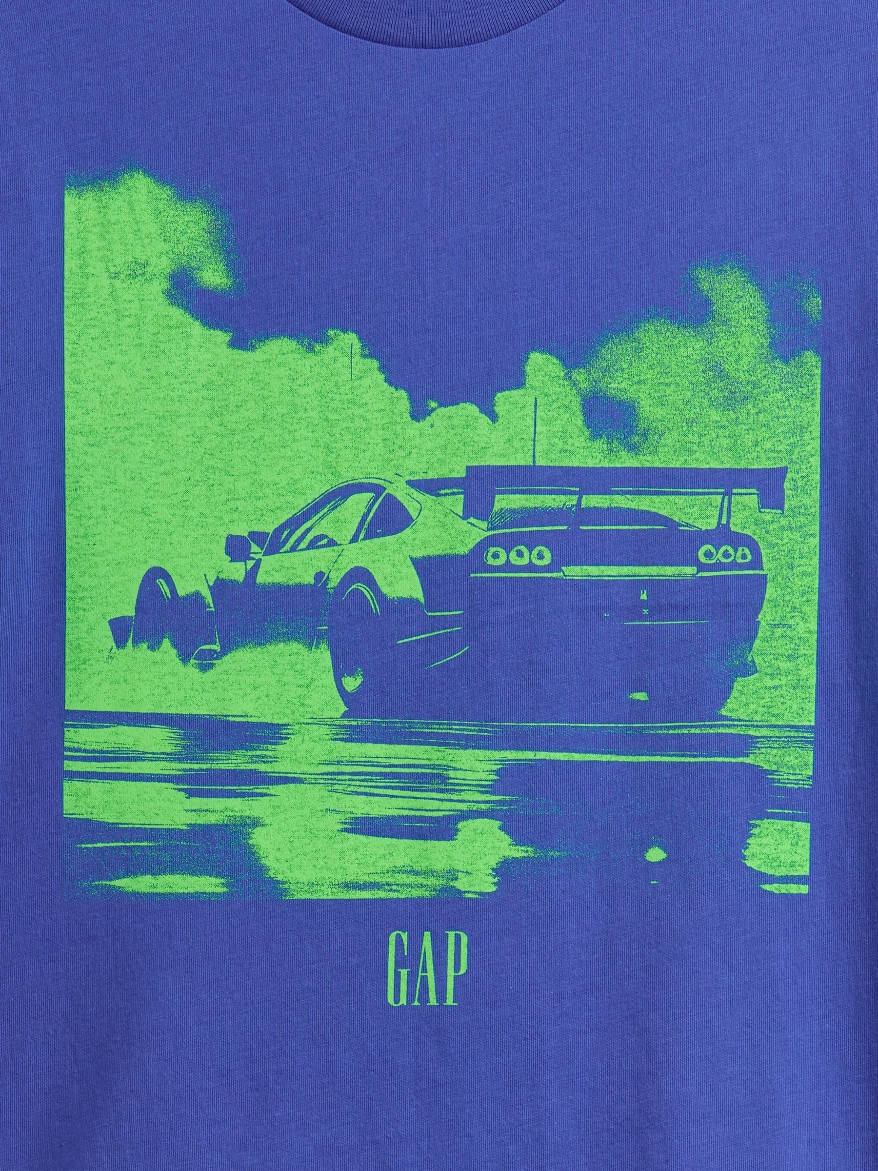 Blue Graphic T-Shirt (4-13yrs) - Image 2 of 2