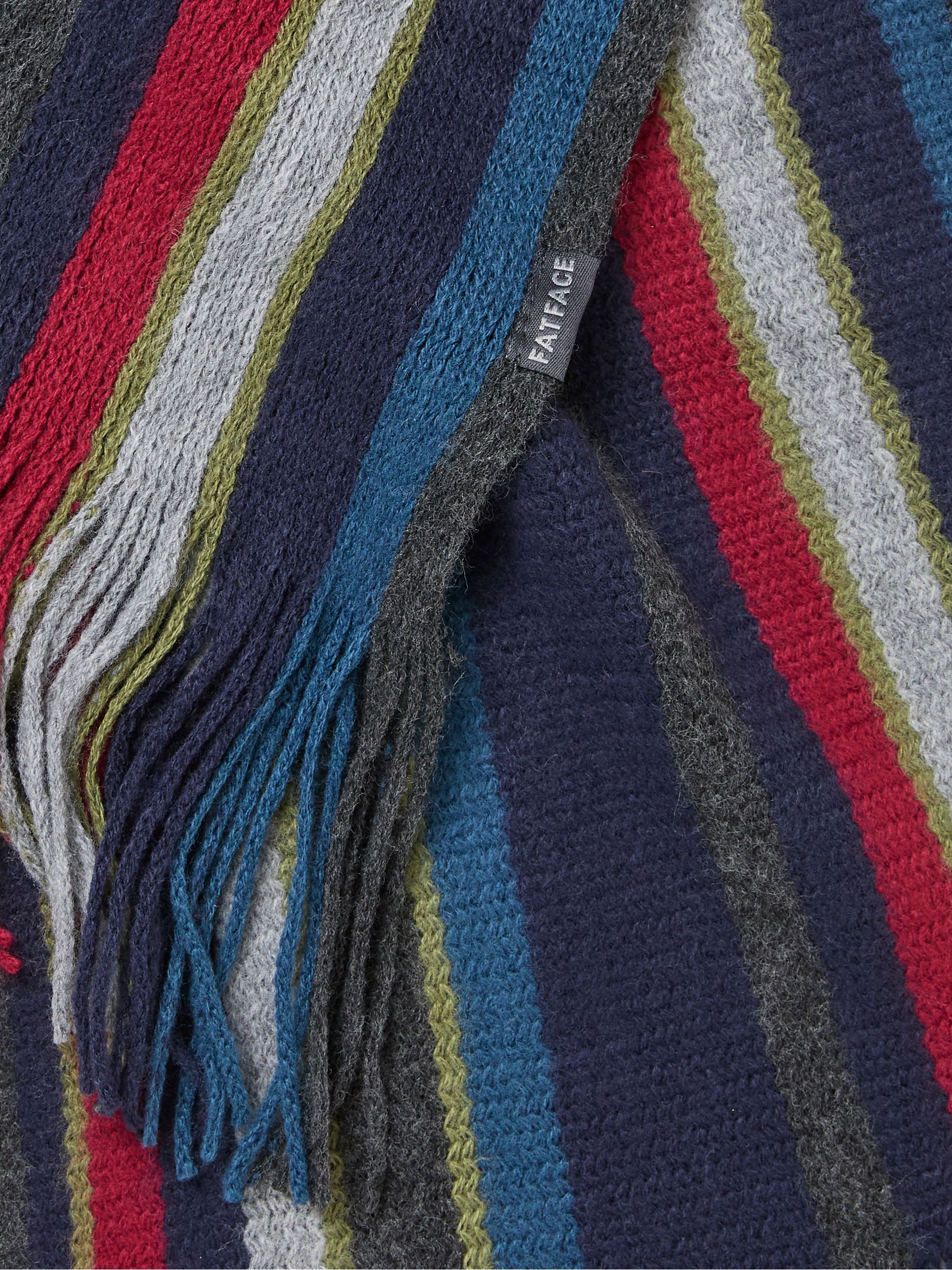 Finn Multi Stripe Scarf - Image 5 of 5 Finn Multi Stripe Scarf - Image 5 of 5