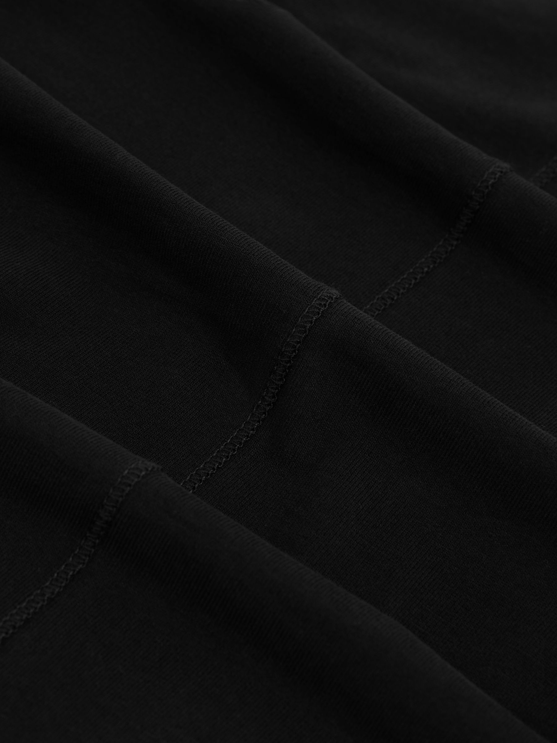Stretch-Cotton Crew-Neck T-Shirt in Black - Image 5 of 6