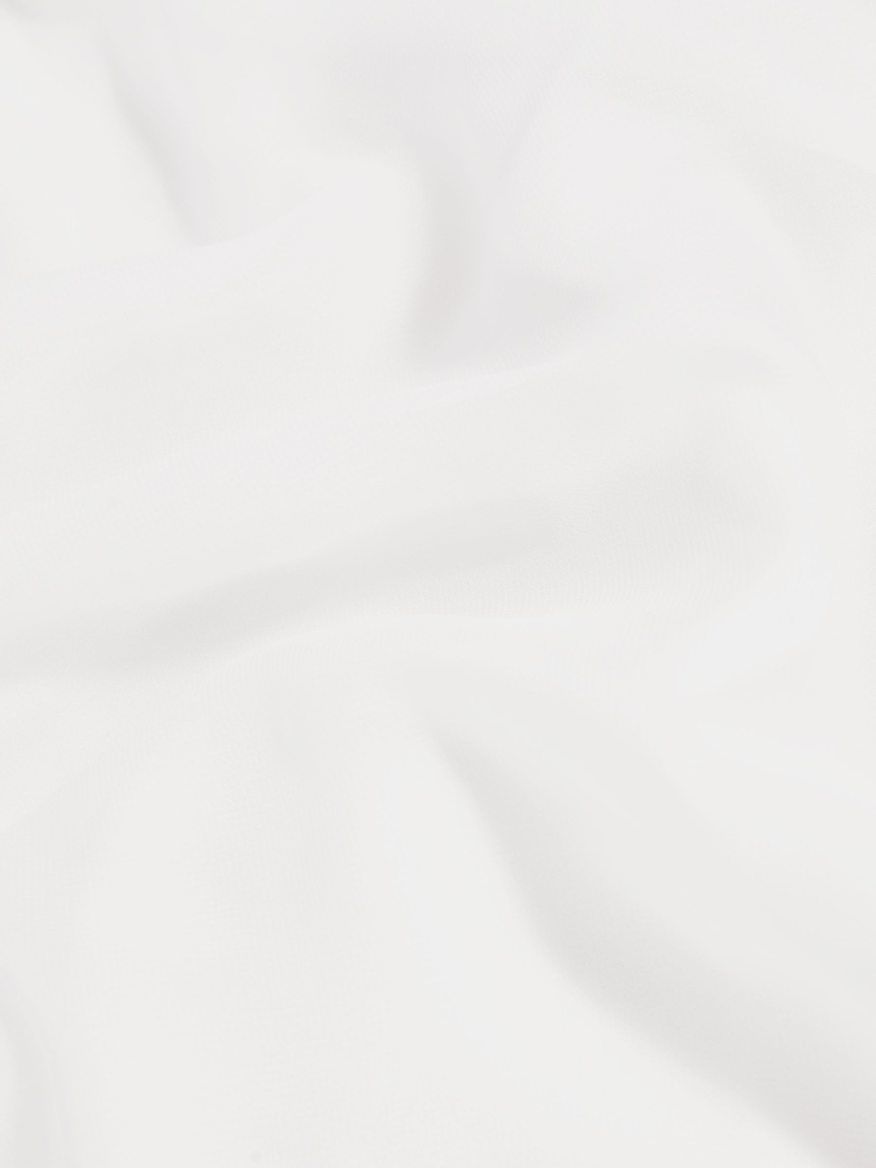 Crepe Cape Maxi Dress in White - Image 7 of 7