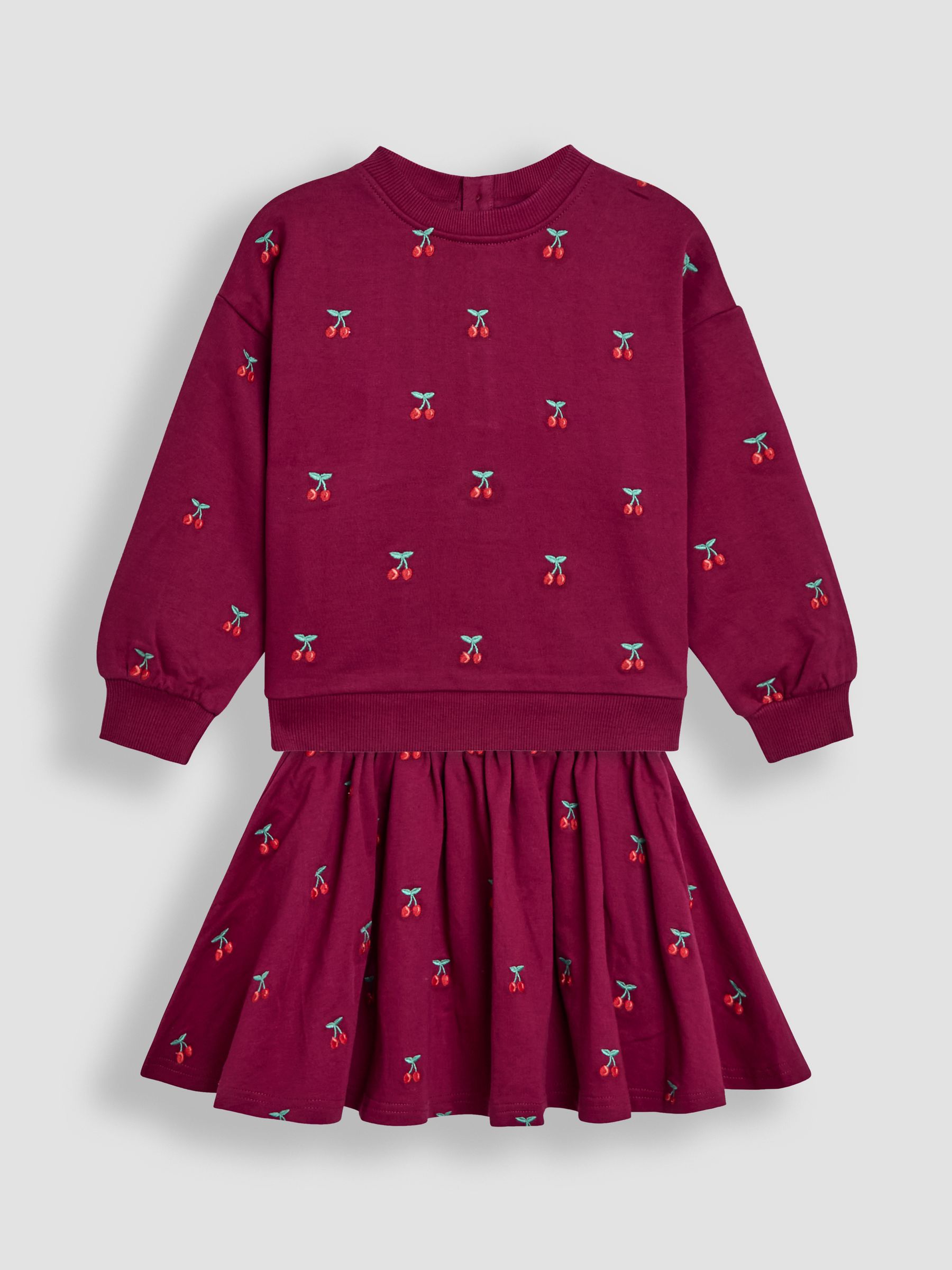 Purple Sweatshirt and Skirt Set - Image 1 of 6