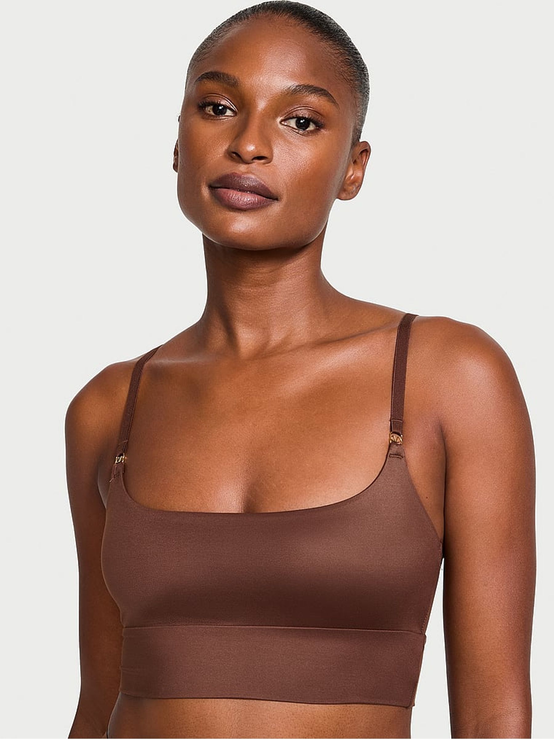 Ganache Brown BODYWEAR by Victoria with FeatherSoft™ Innovation Bralette - Image 1 of 3