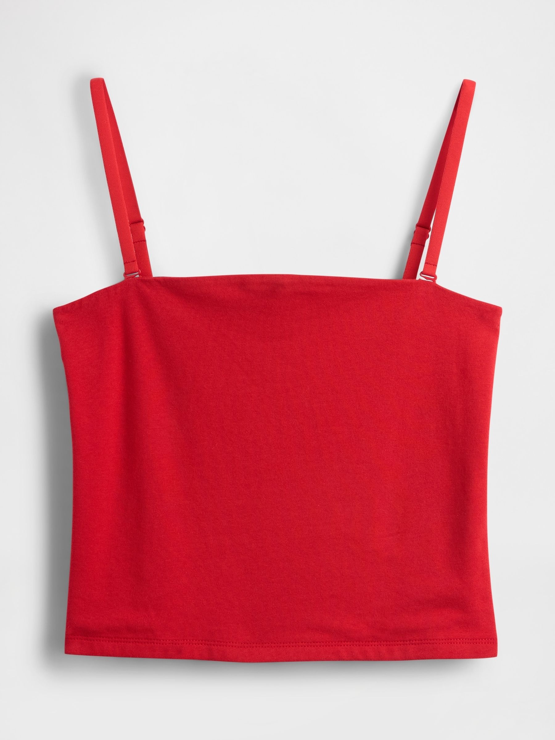 Red CloseKnit Cropped Tube Top - Image 4 of 4