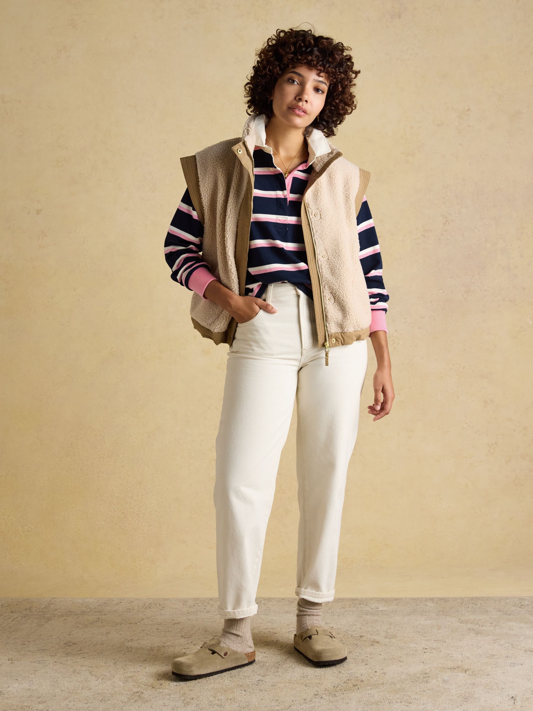 Lara Navy &  Pink Striped Rugby Shirt - Image 7 of 11