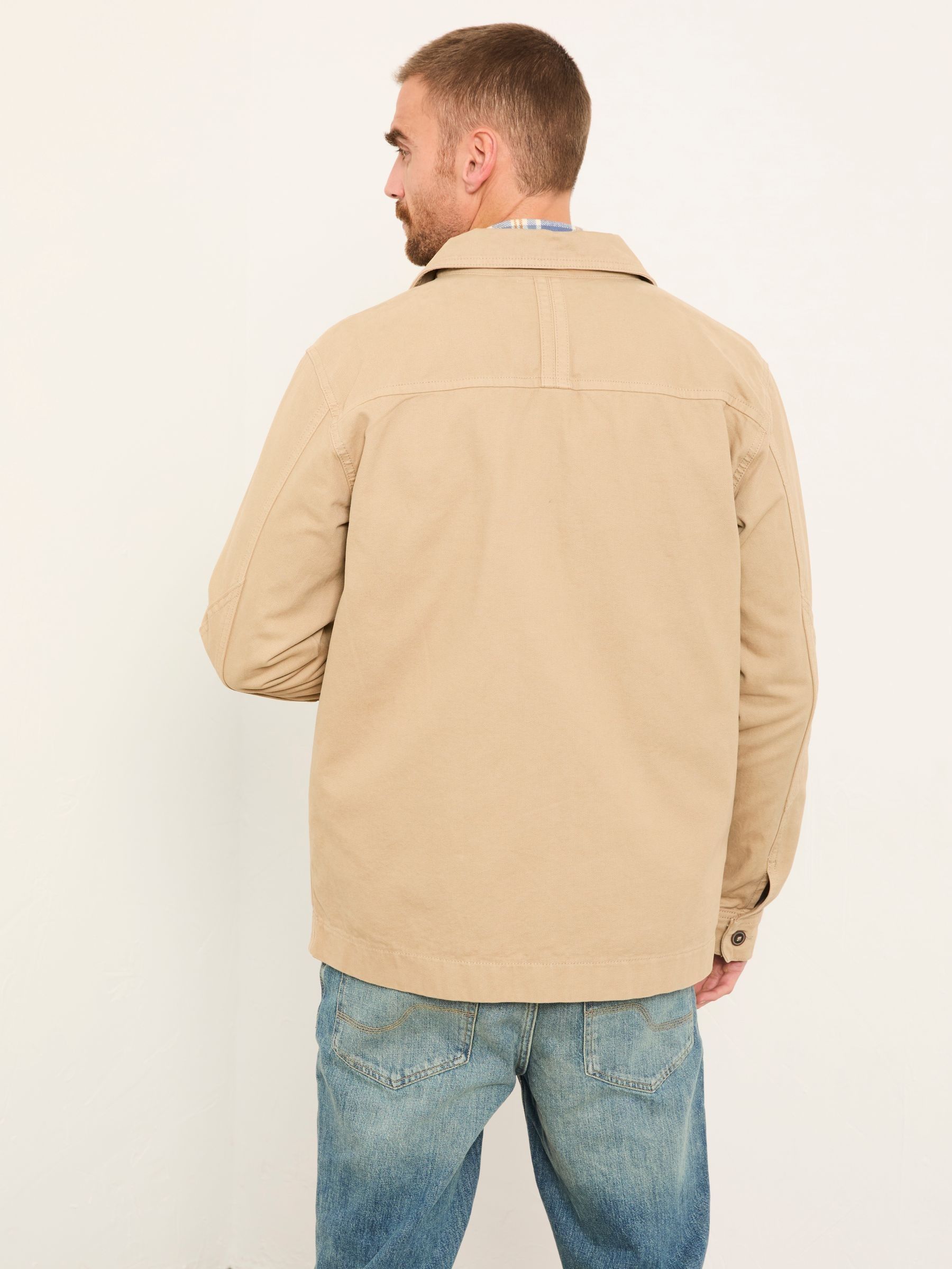 Natural Canvas Worker Jacket - Image 2 of 6