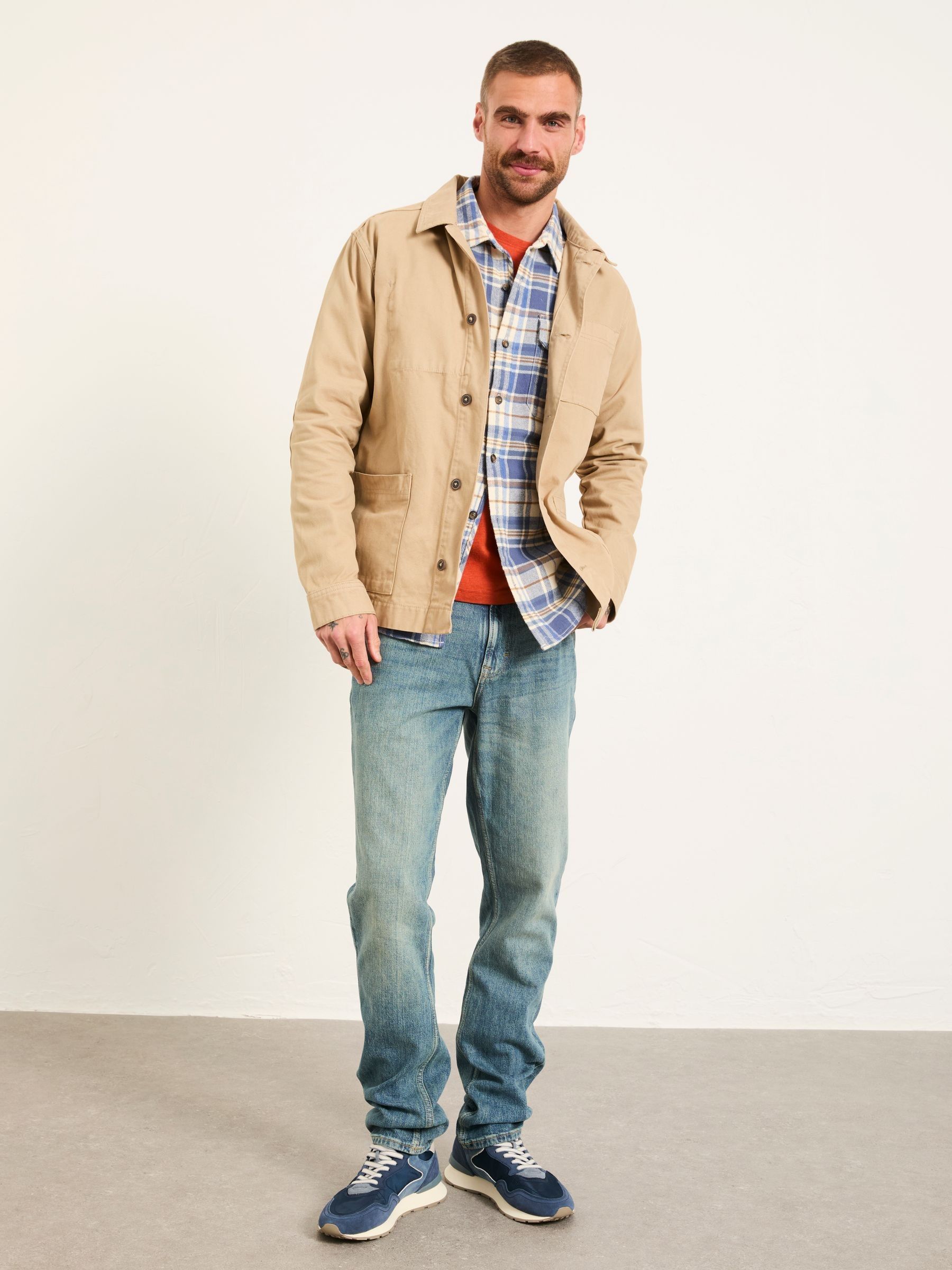 Natural Canvas Worker Jacket - Image 3 of 6