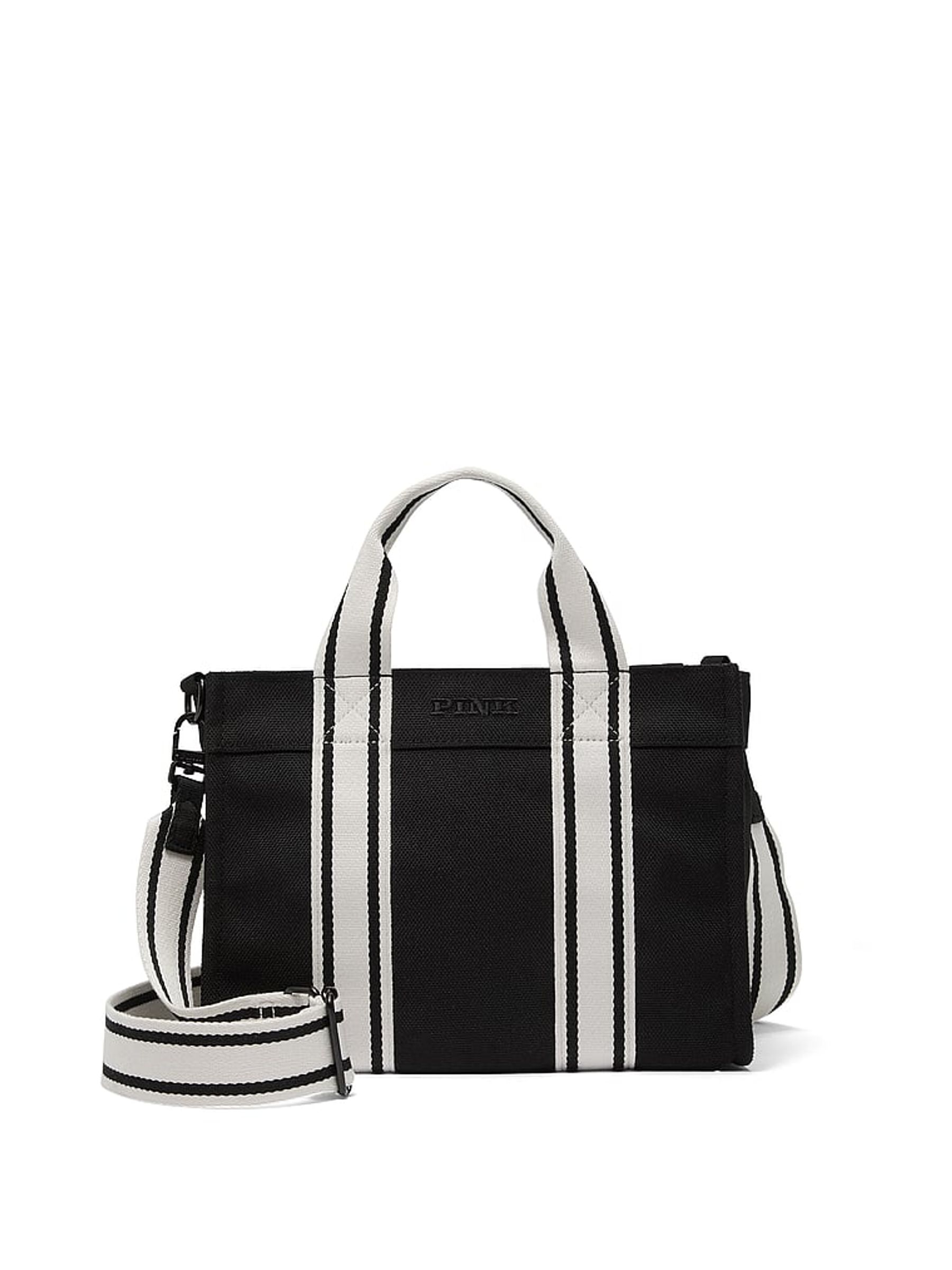 Black Mini Crossbody Tote Bag - Image 1 of 4