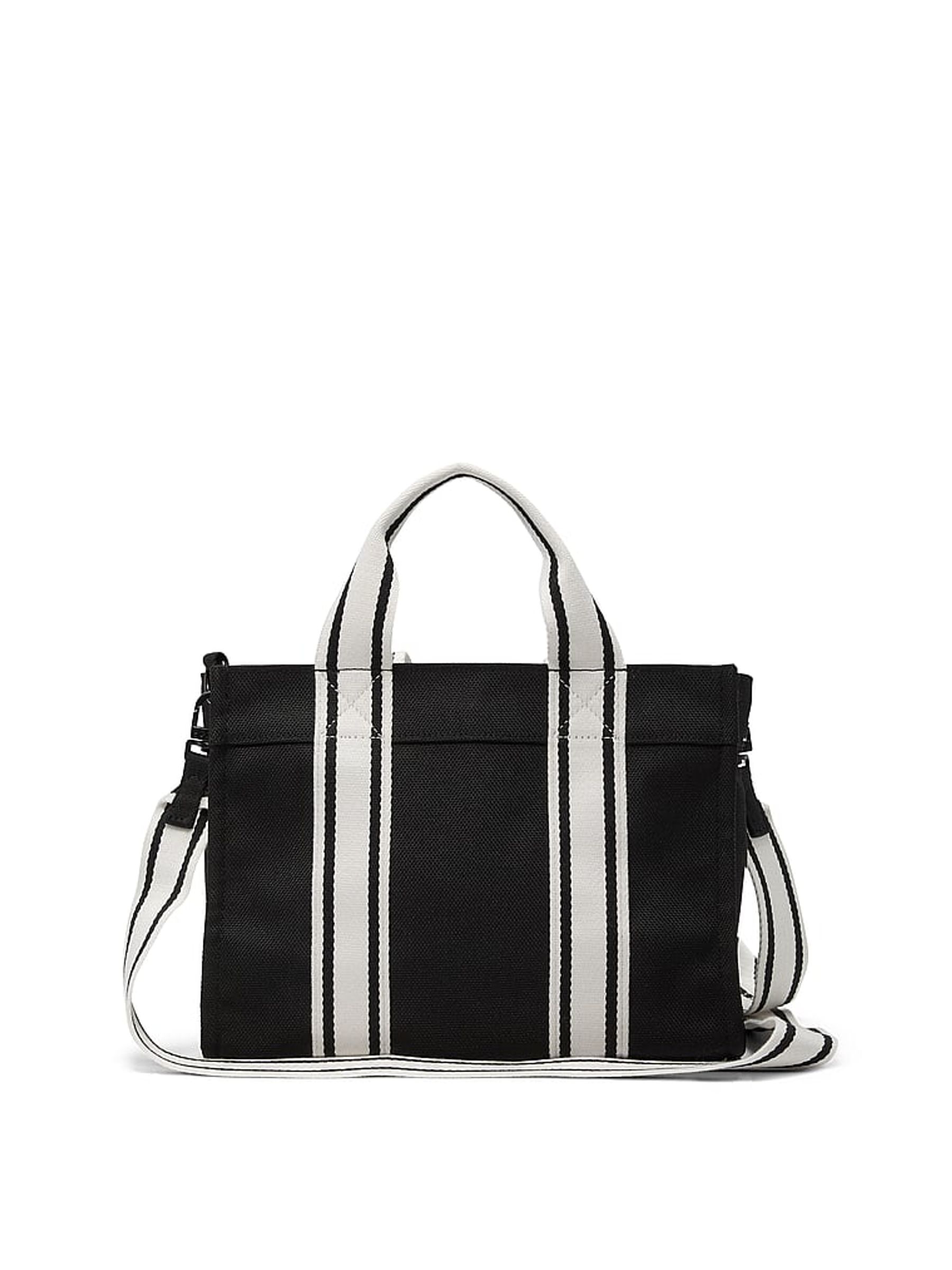 Black Mini Crossbody Tote Bag - Image 2 of 4