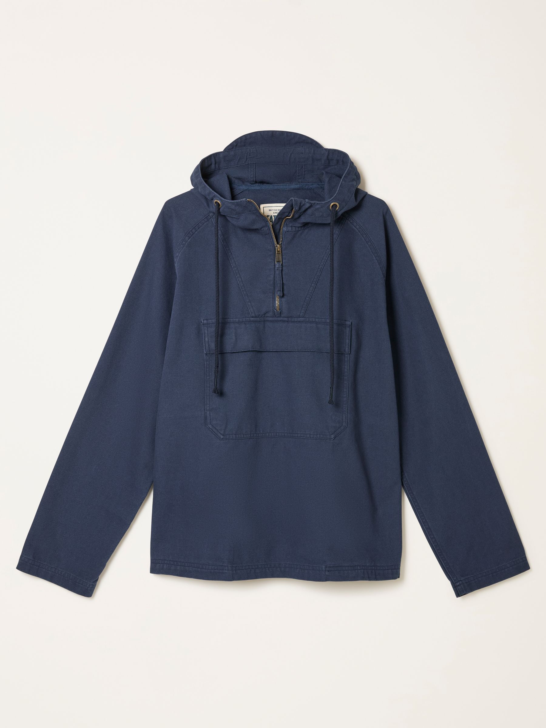 Indigo Blue Canvas Overhead Smock Jacket - Image 6 of 6