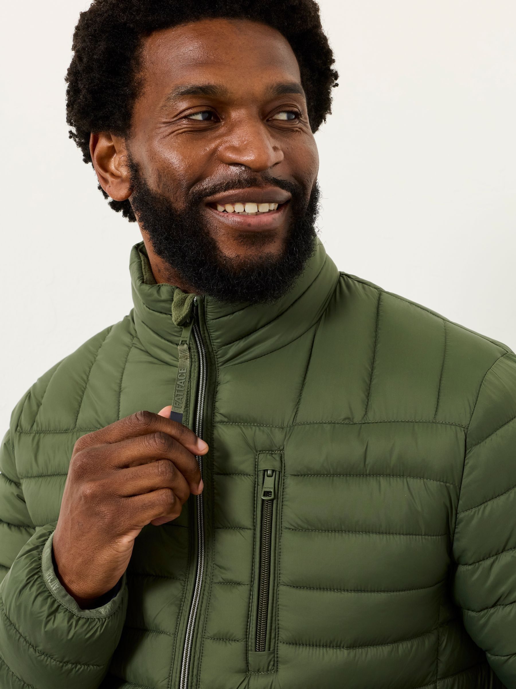 Dartmouth Khaki Green Padded Jacket - Image 5 of 6