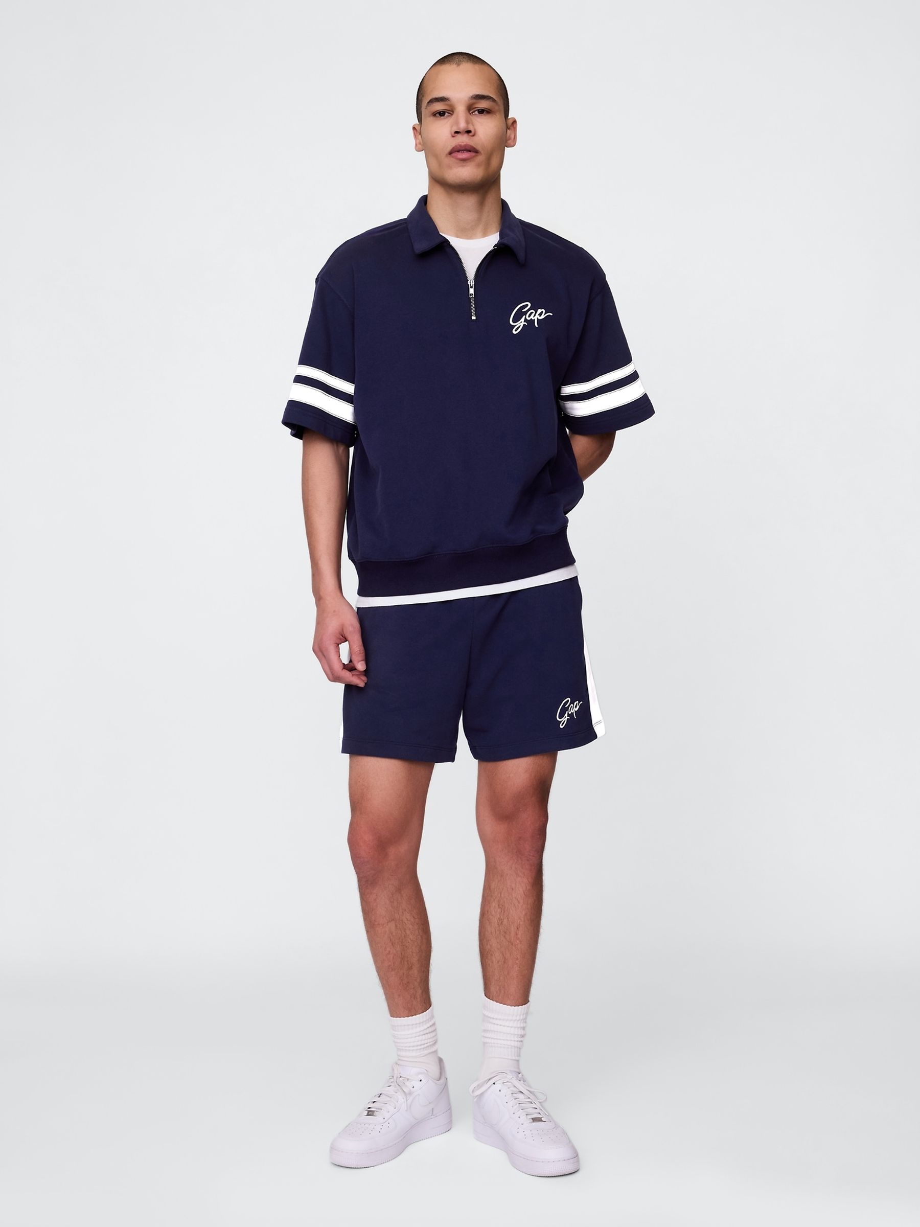 Blue VintageSoft Sweat Shorts - Image 3 of 5