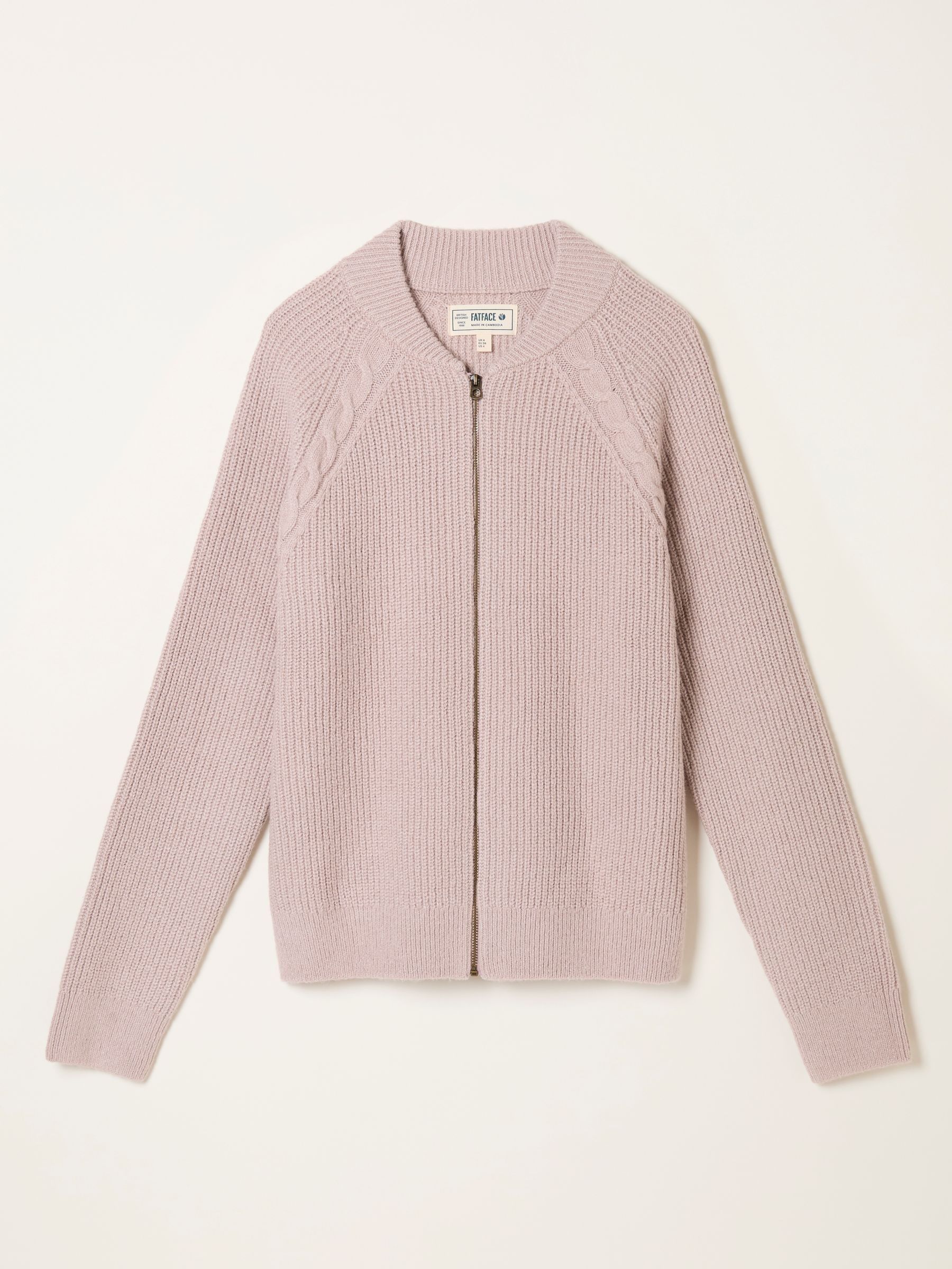Loren Natural Knitted Bomber - Image 6 of 6