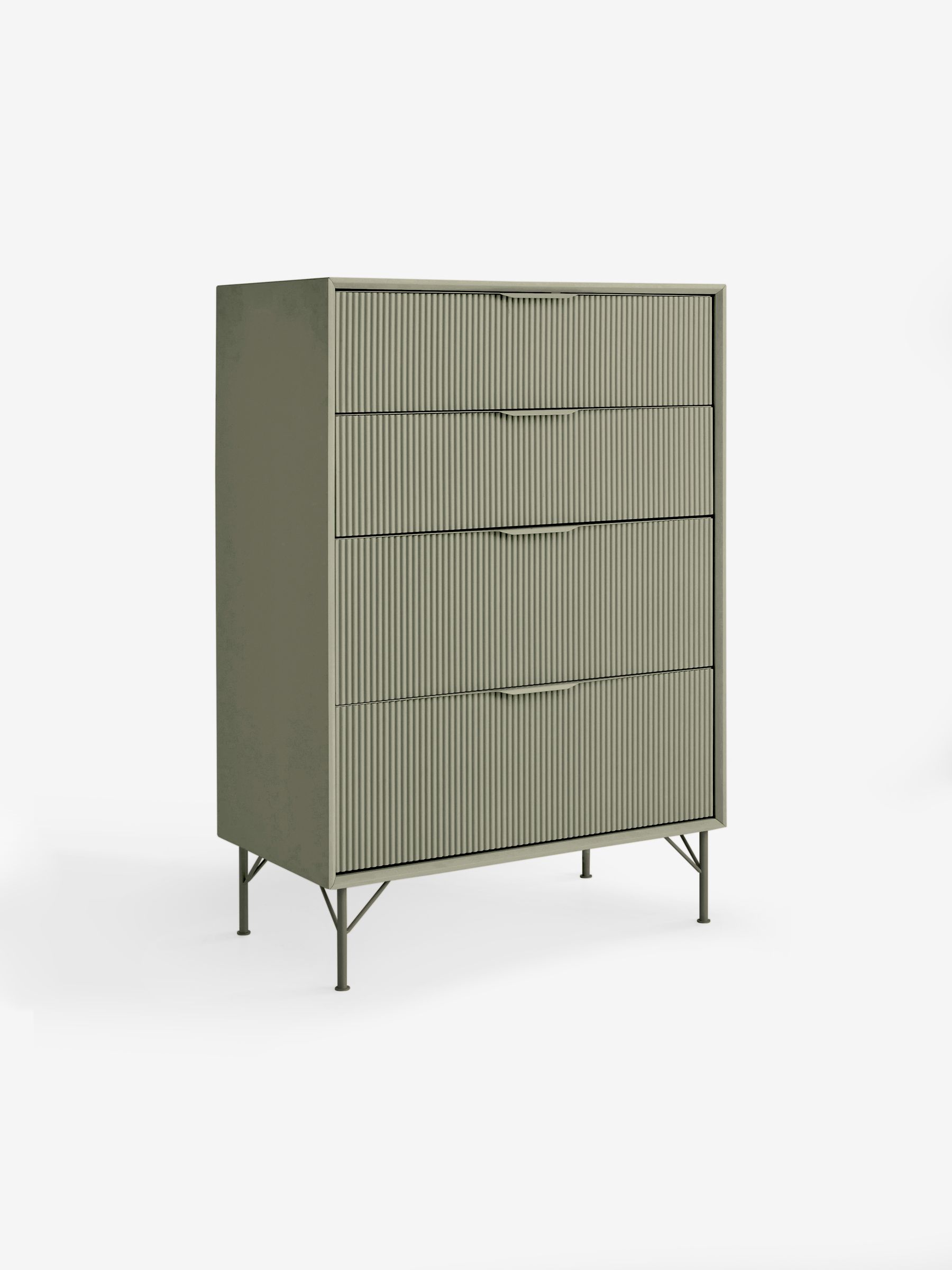 Elian 4 Drawer Chest in Green - Image 4 of 6