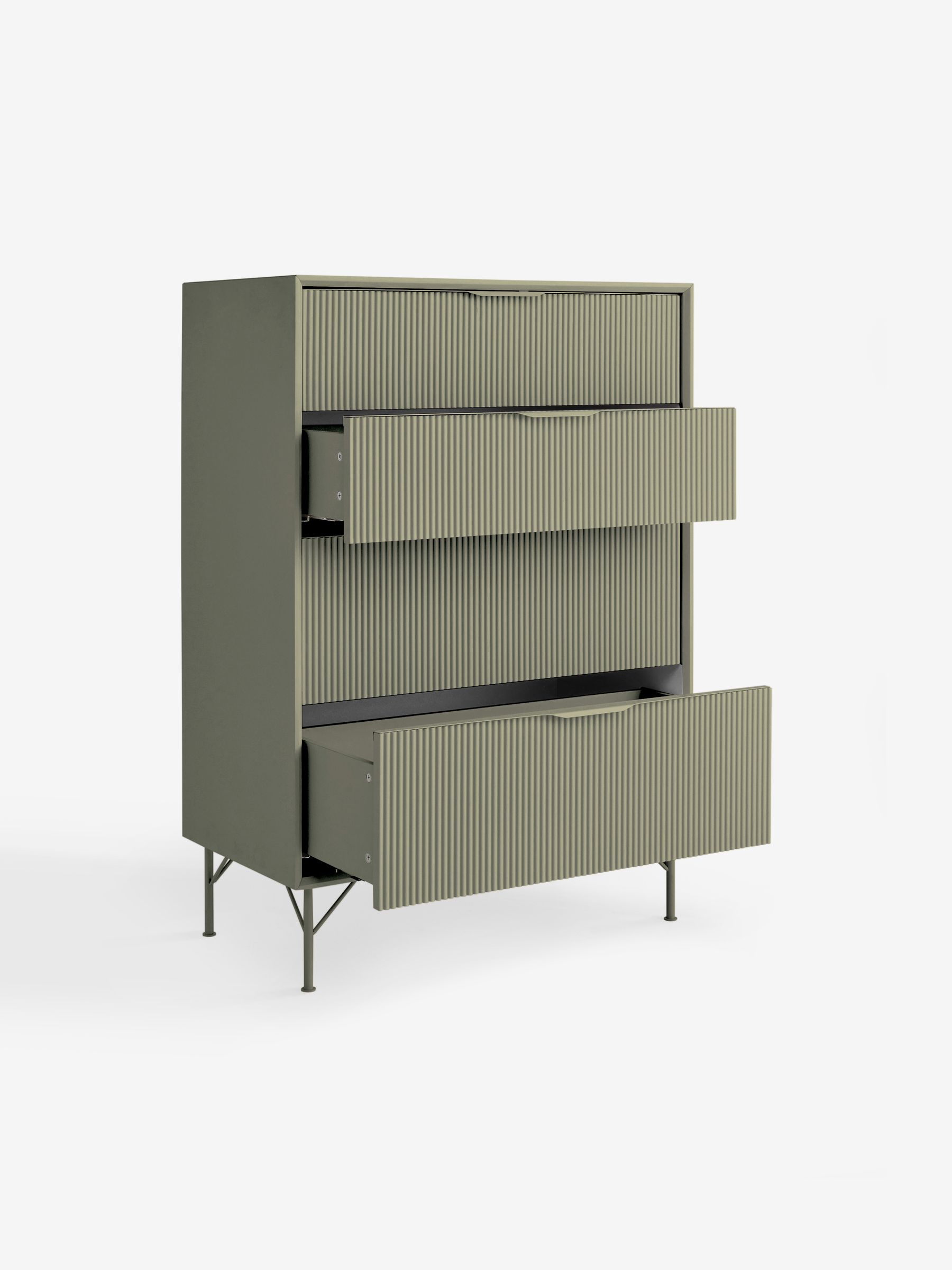 Elian 4 Drawer Chest in Green - Image 6 of 6