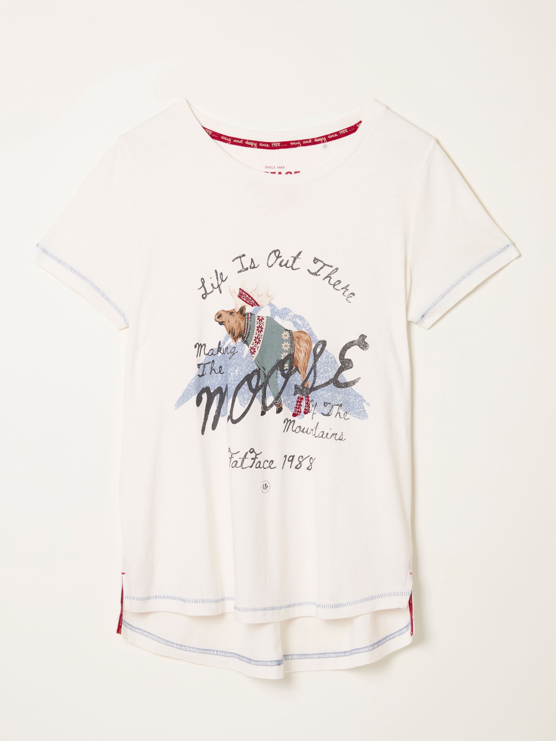 Natalie Ivory Shelter Moose Graphic T Shirt - Image 4 of 4