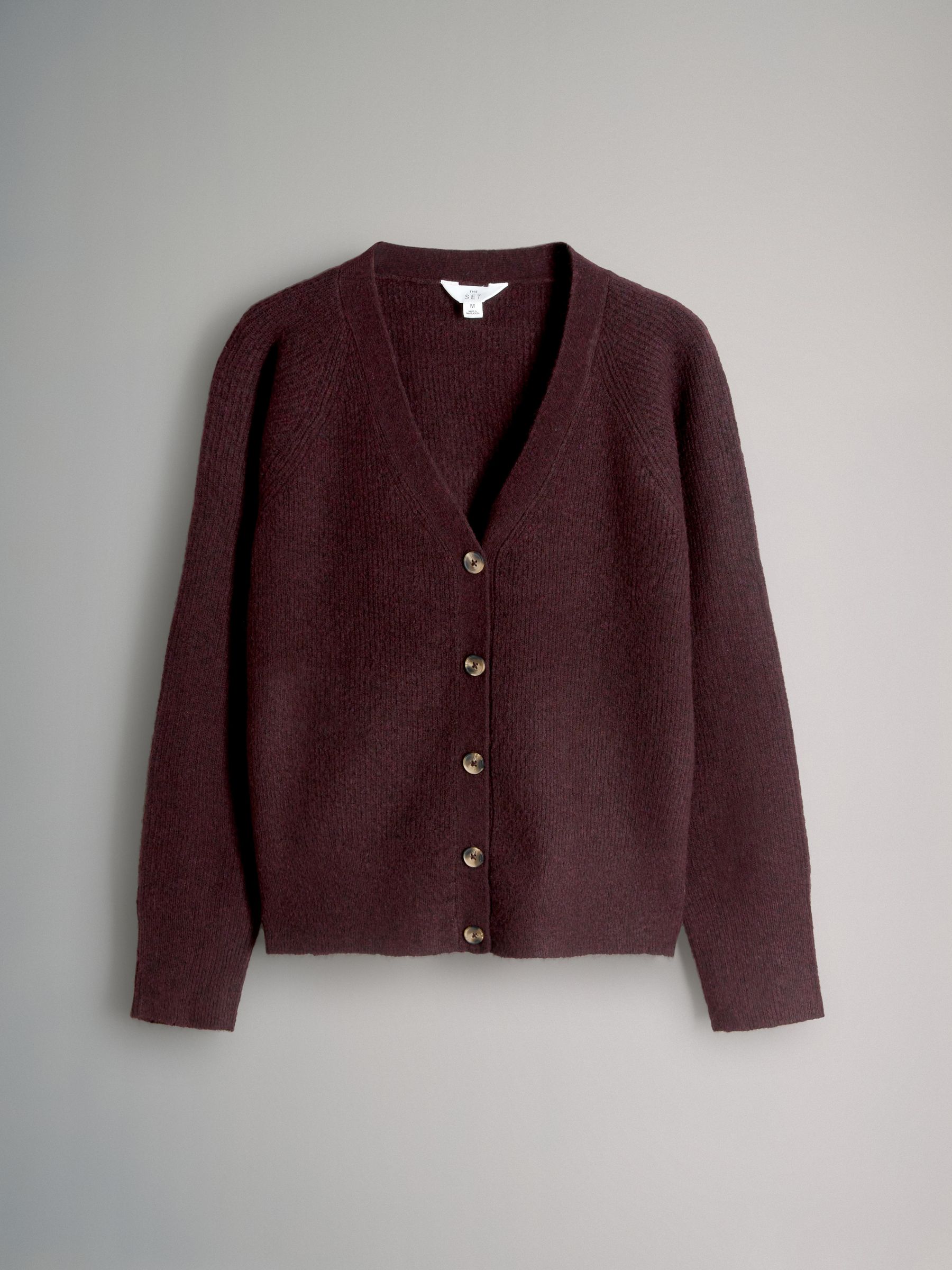 2 Pack Chunky Rib Knitted Cardigans With Wool - Image 2 of 5