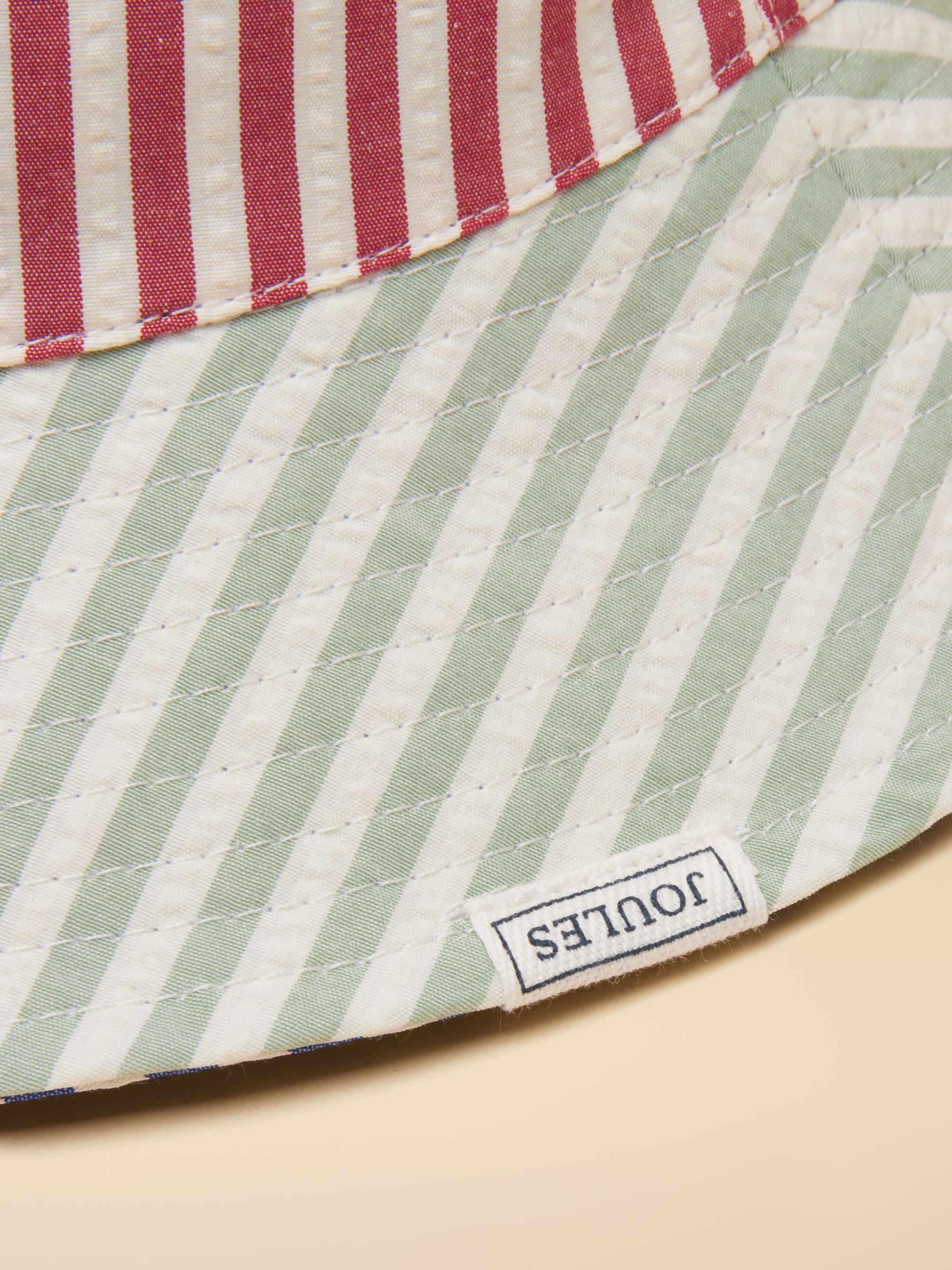 Boys' Bayley Blue Multi Stripe Bucket Hat - Image 5 of 5