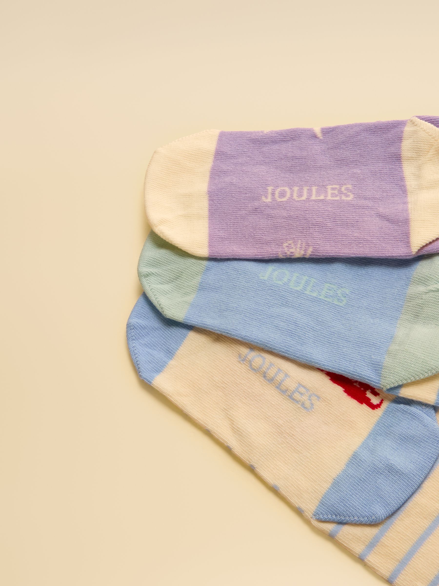 Neat Feet Blue Mermaid 3 Pack Socks - Image 3 of 3