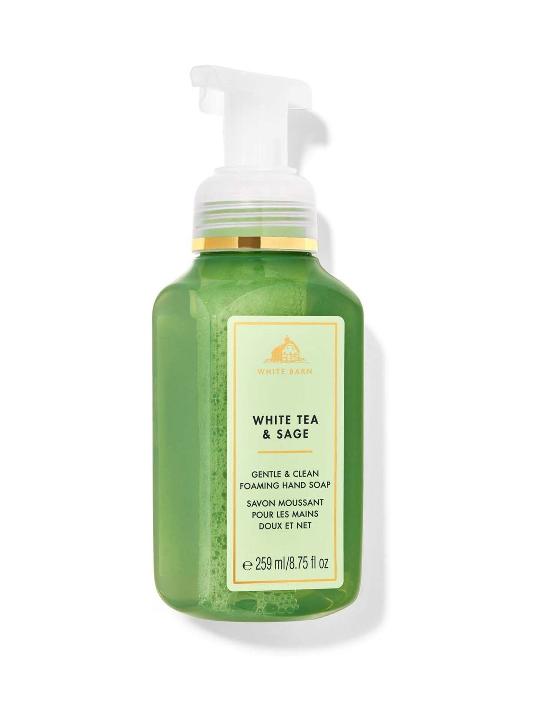 White Tea and Sage Gentle & Clean Foaming Hand Soap 259ml - Image 1 of 2