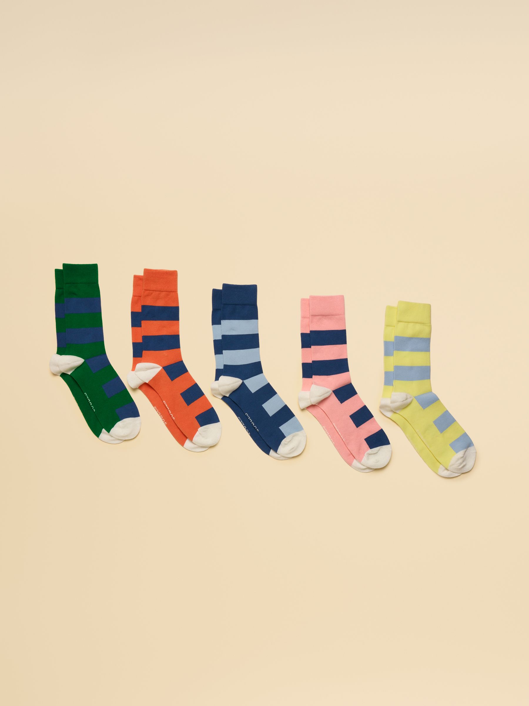 Men's Kingsbury Multi Bright Socks 5 Pack (size 7-12) - Image 1 of 3