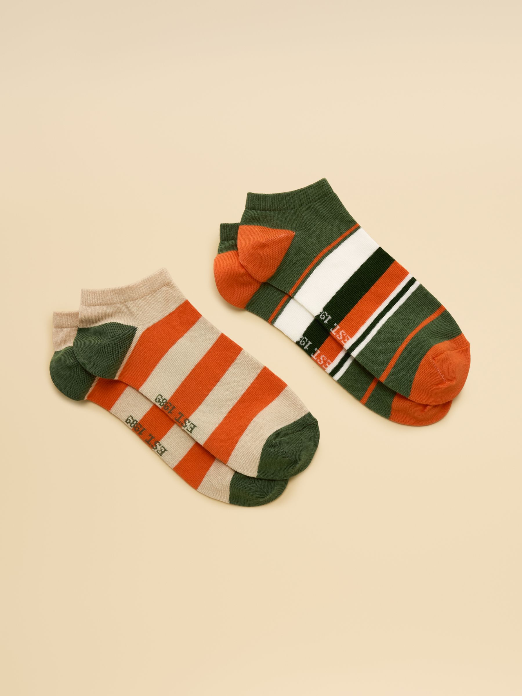 Men's Rilla Green Orange Socks 2 Pack (size 7-12) - Image 1 of 3