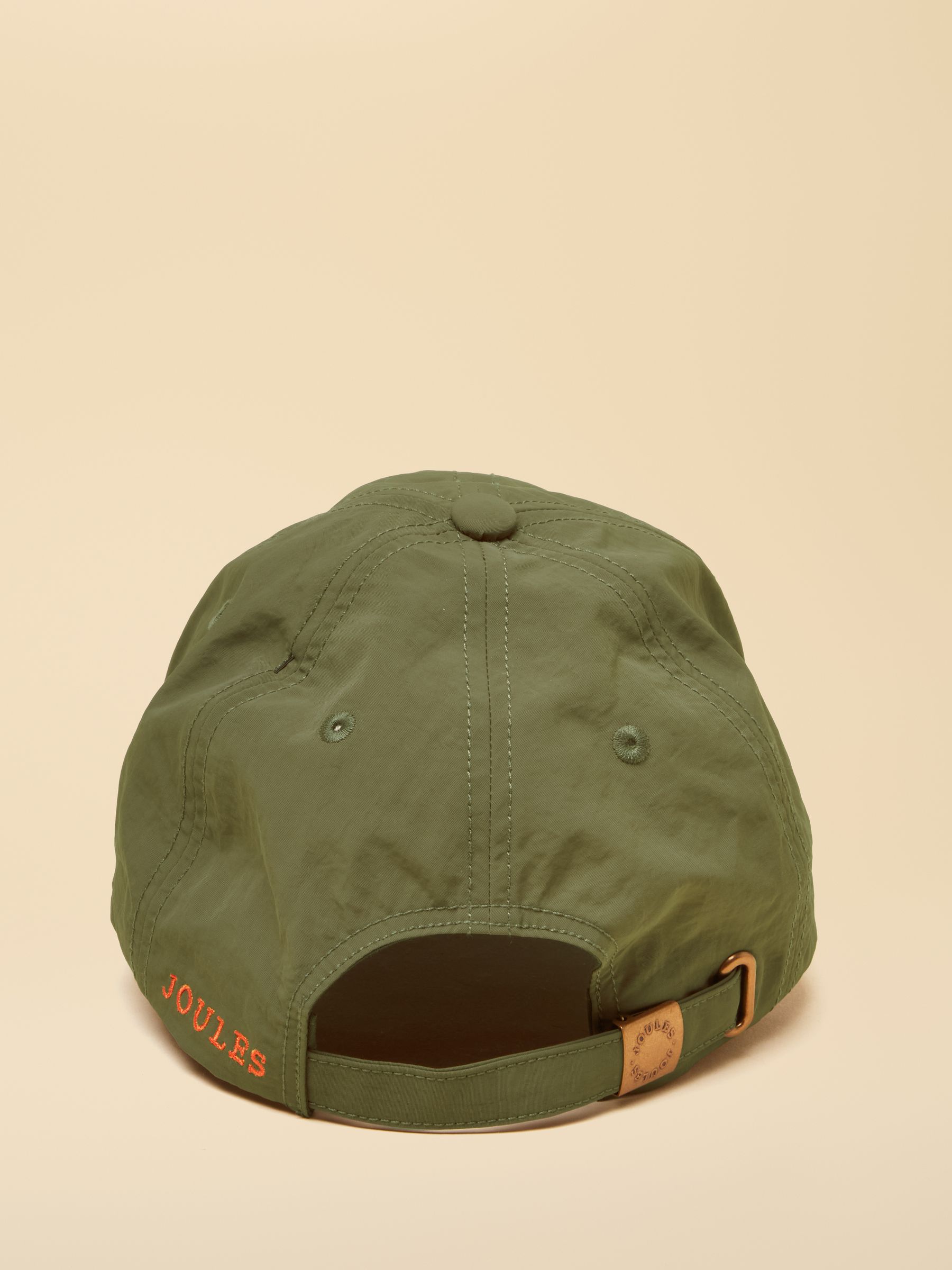 Daley Khaki Green Nylon Baseball Cap - Image 6 of 8