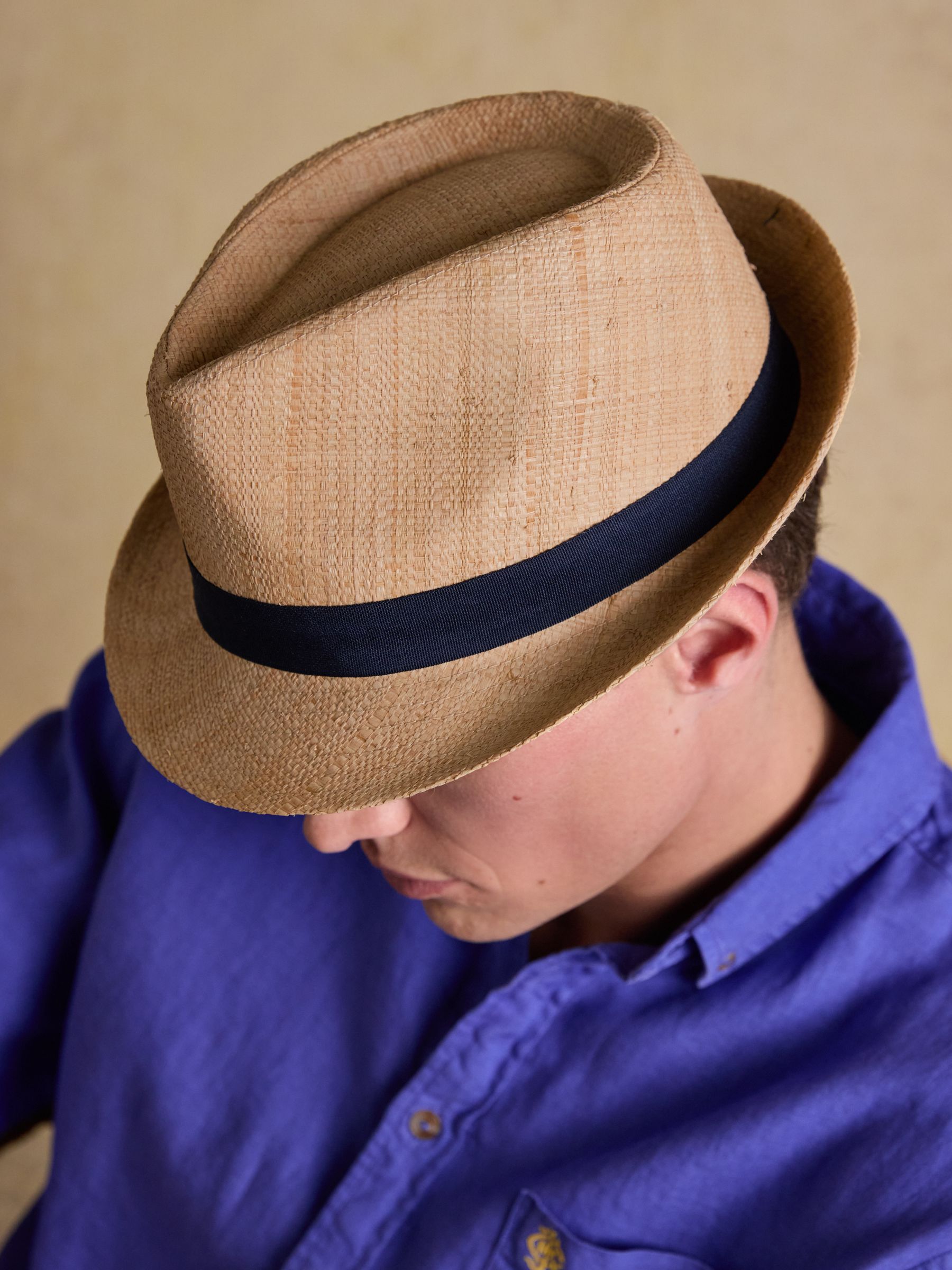 Halstow Natural Trilby Hat - Image 2 of 7 Halstow Natural Trilby Hat - Image 2 of 7