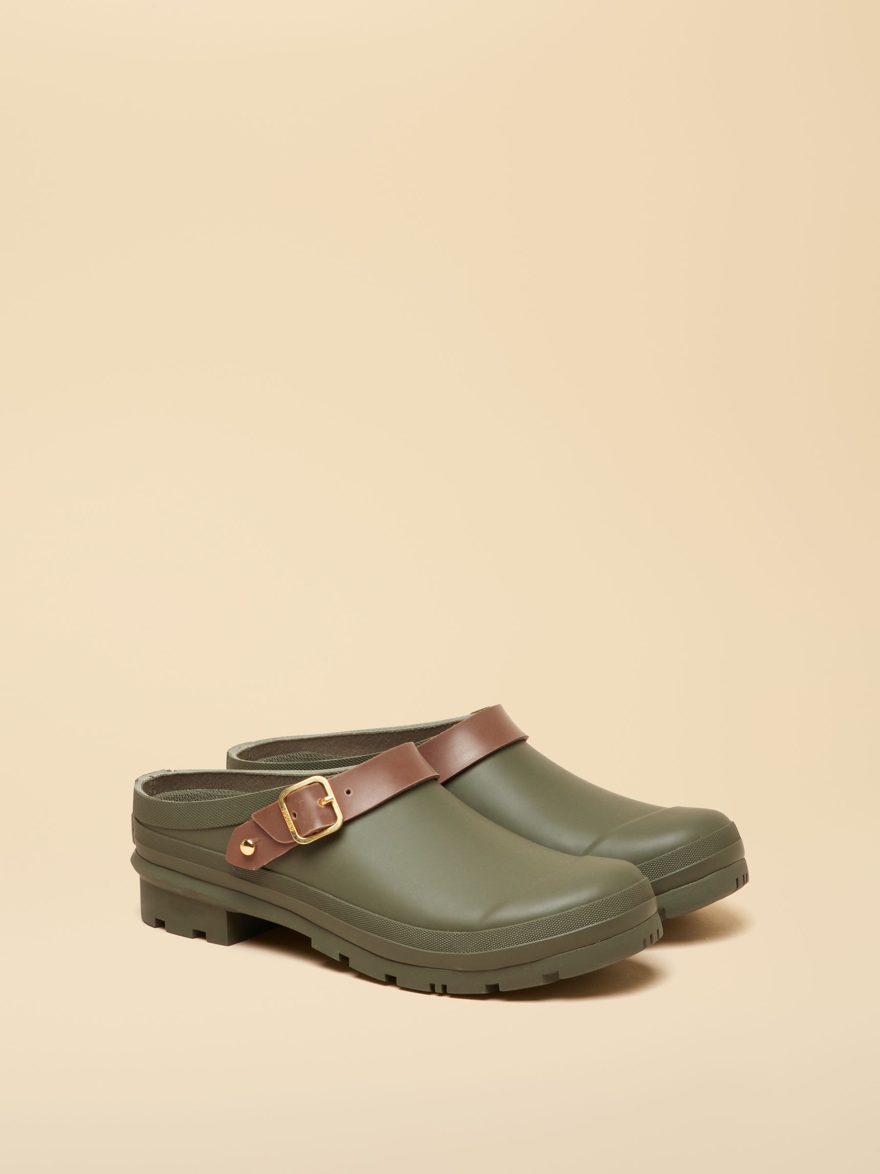 Elbridge Khaki Green Welly Clogs - Image 1 of 6 Elbridge Khaki Green Welly Clogs - Image 1 of 6