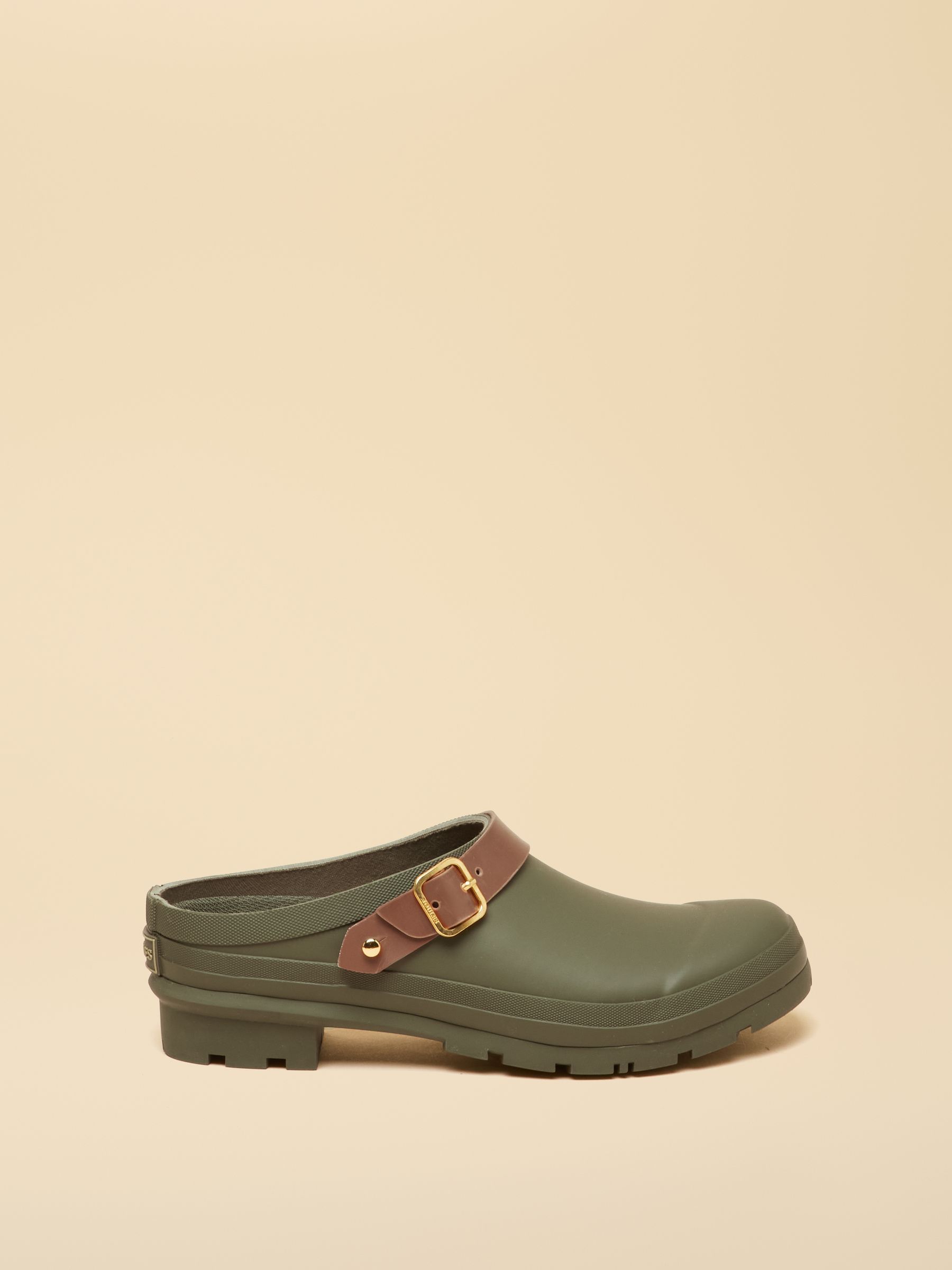 Elbridge Khaki Green Welly Clogs - Image 3 of 6