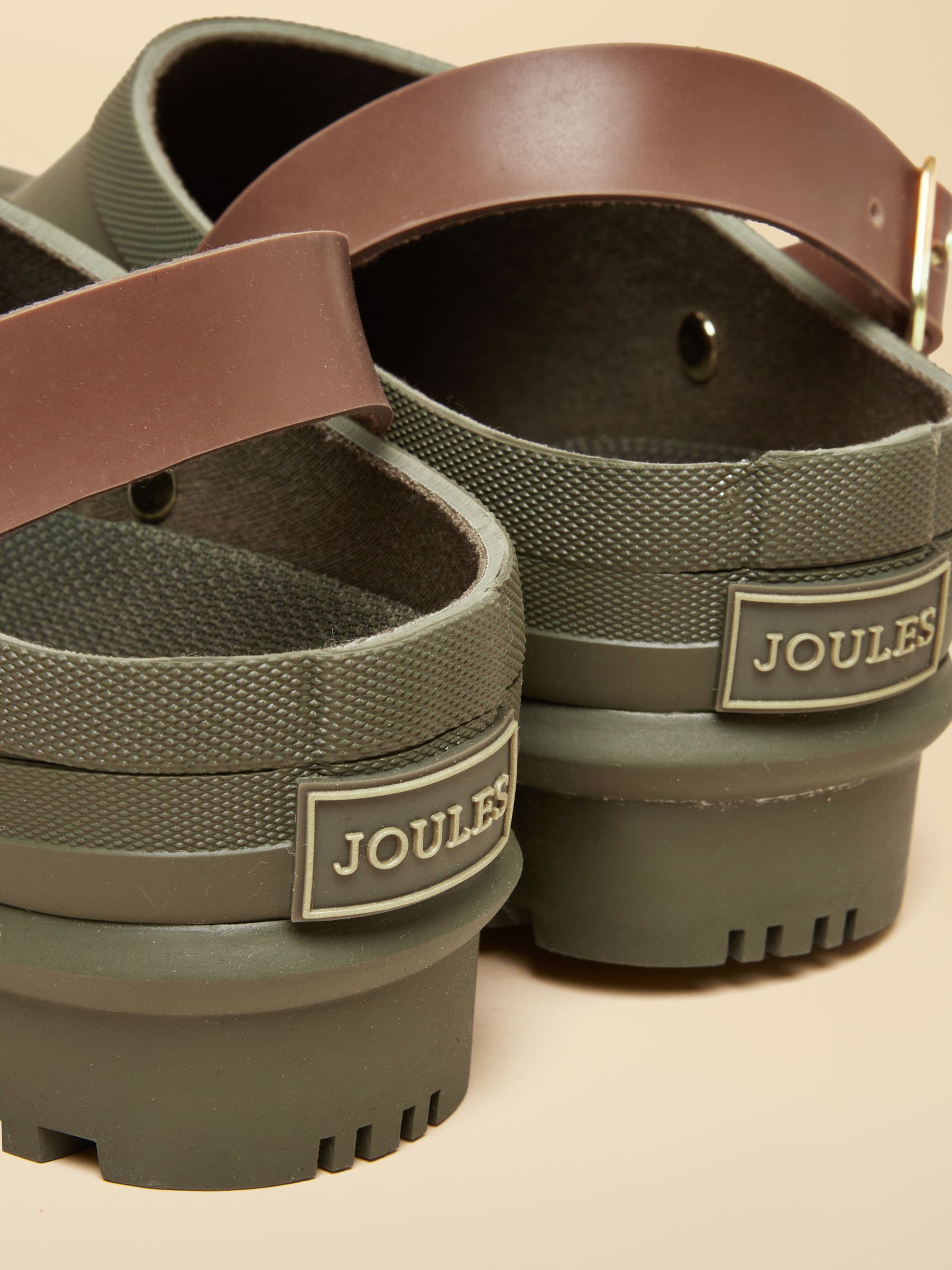 Elbridge Khaki Green Welly Clogs - Image 6 of 6