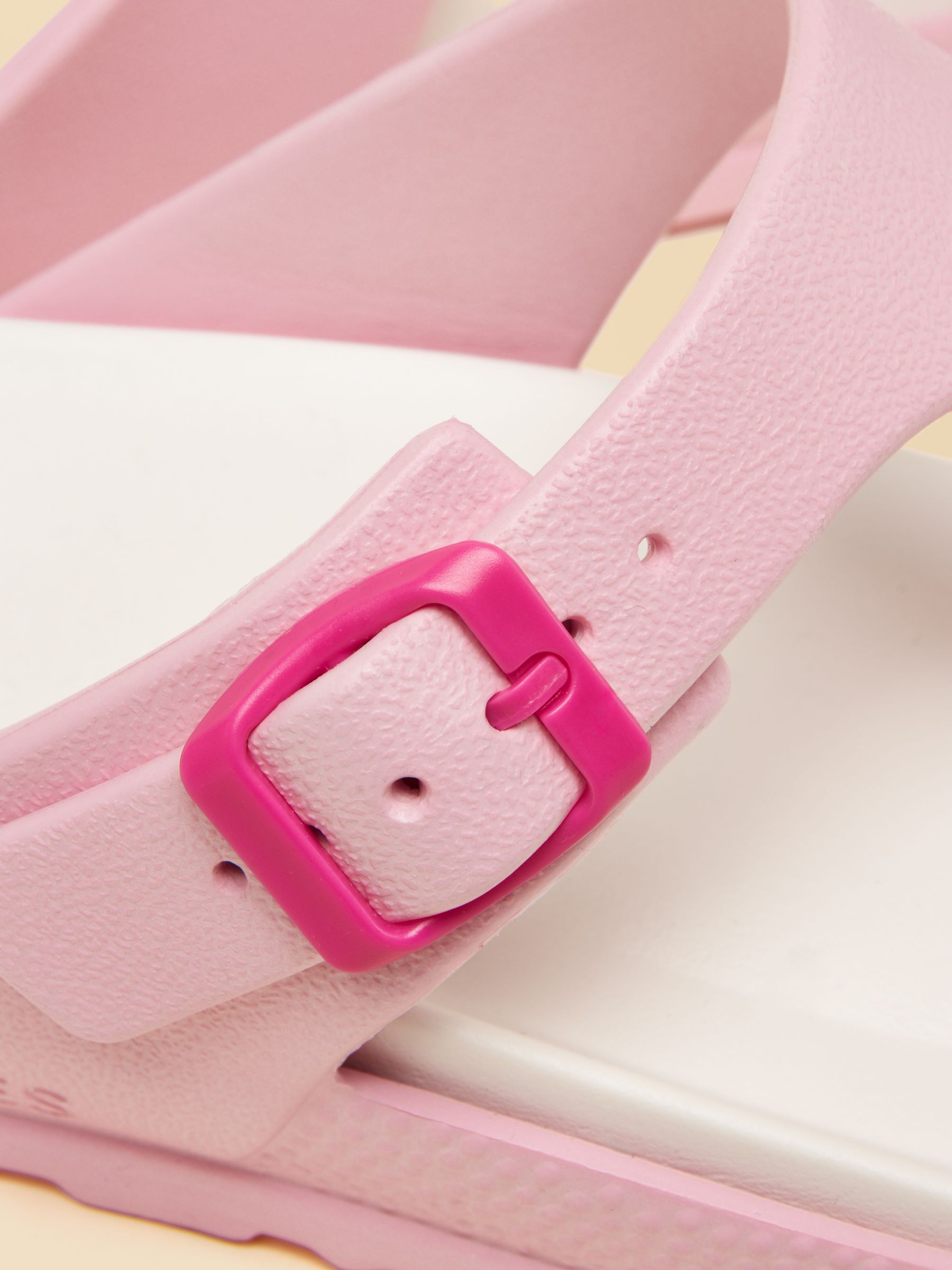 Soleil Pink Buckle Flip Flop - Image 6 of 6