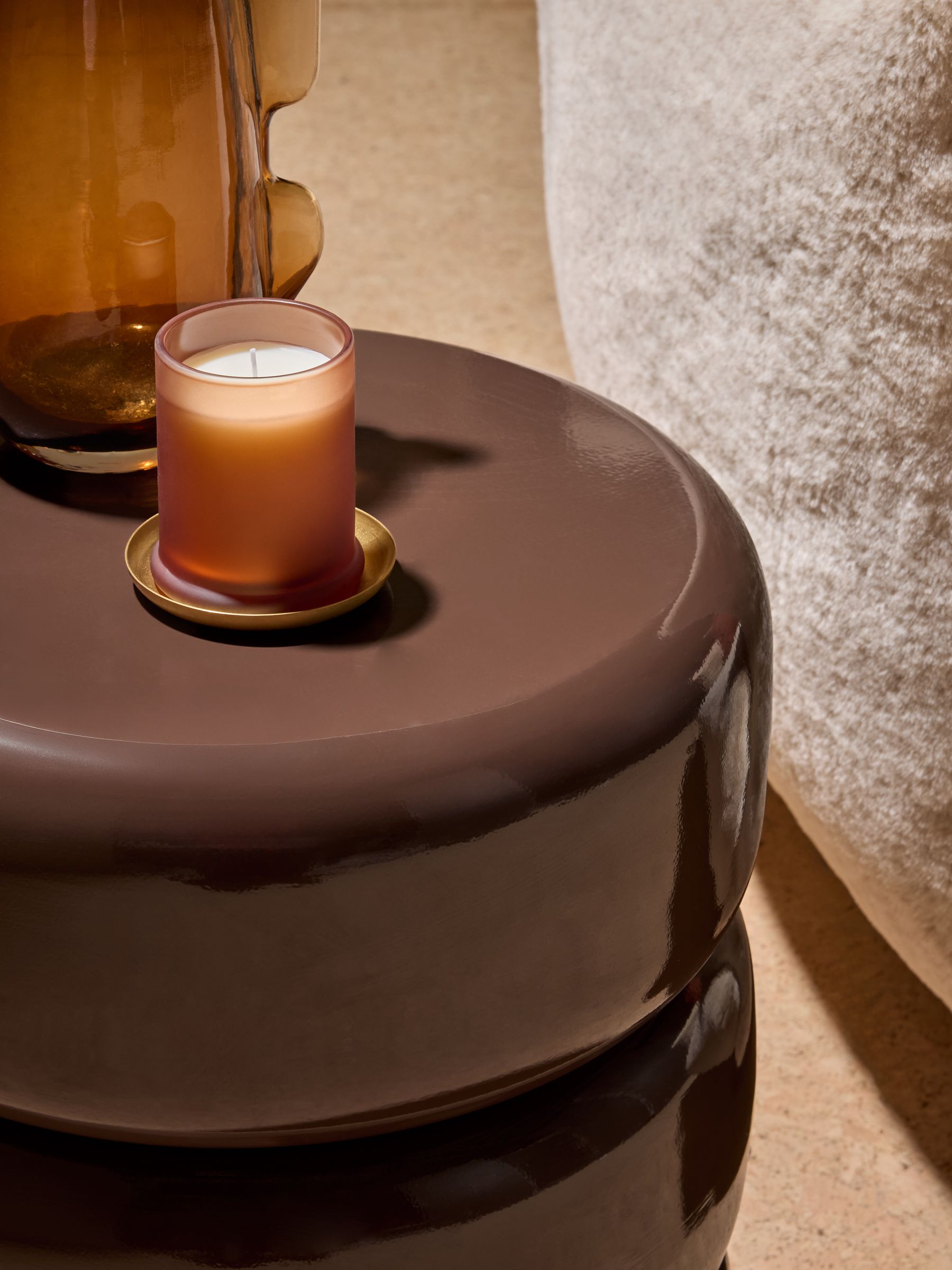 Coen Side Table in Chocolate Brown - Image 2 of 5