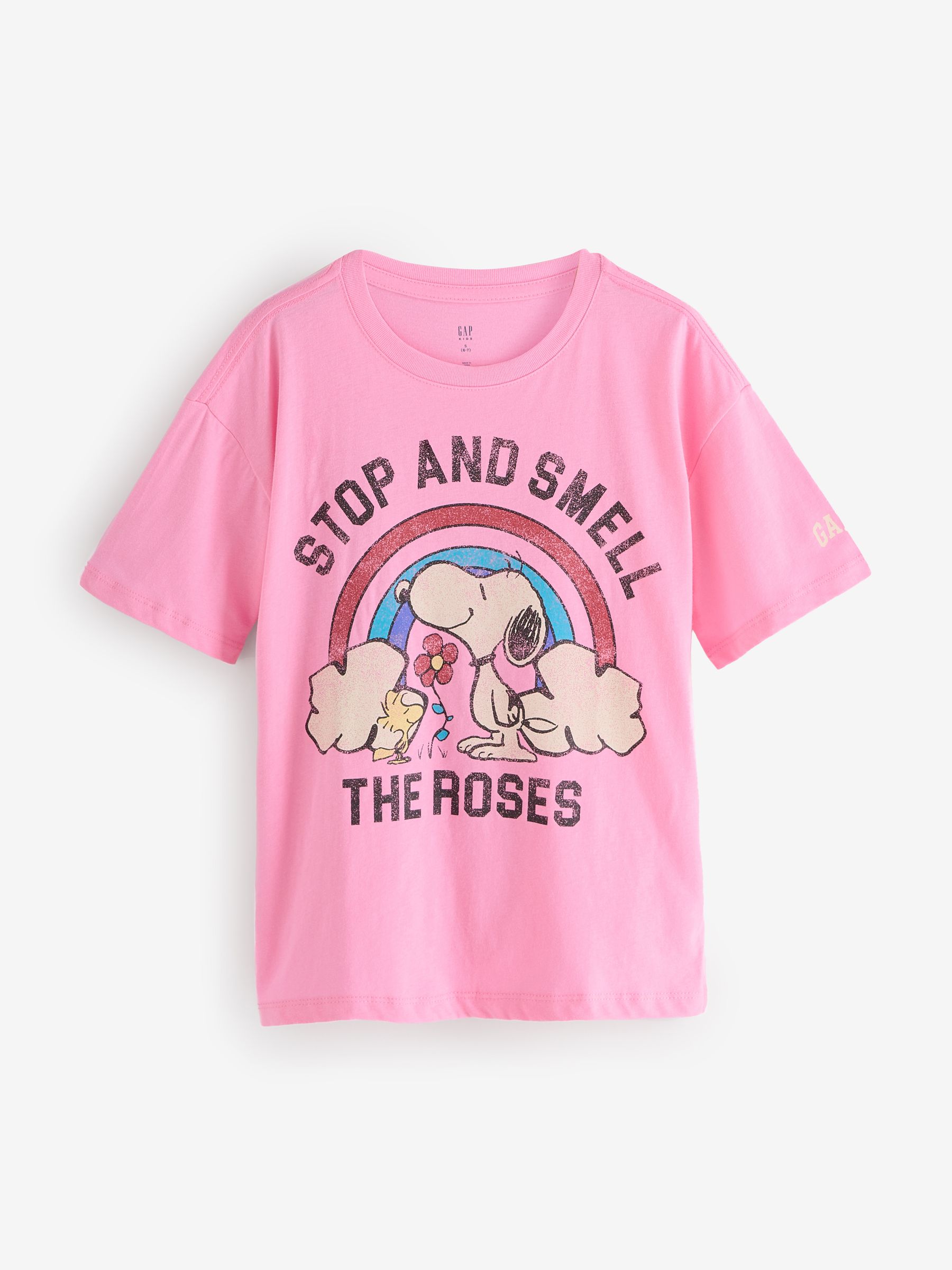 Pink Snoopy Graphic T-Shirt (4-13yrs) - Image 1 of 5