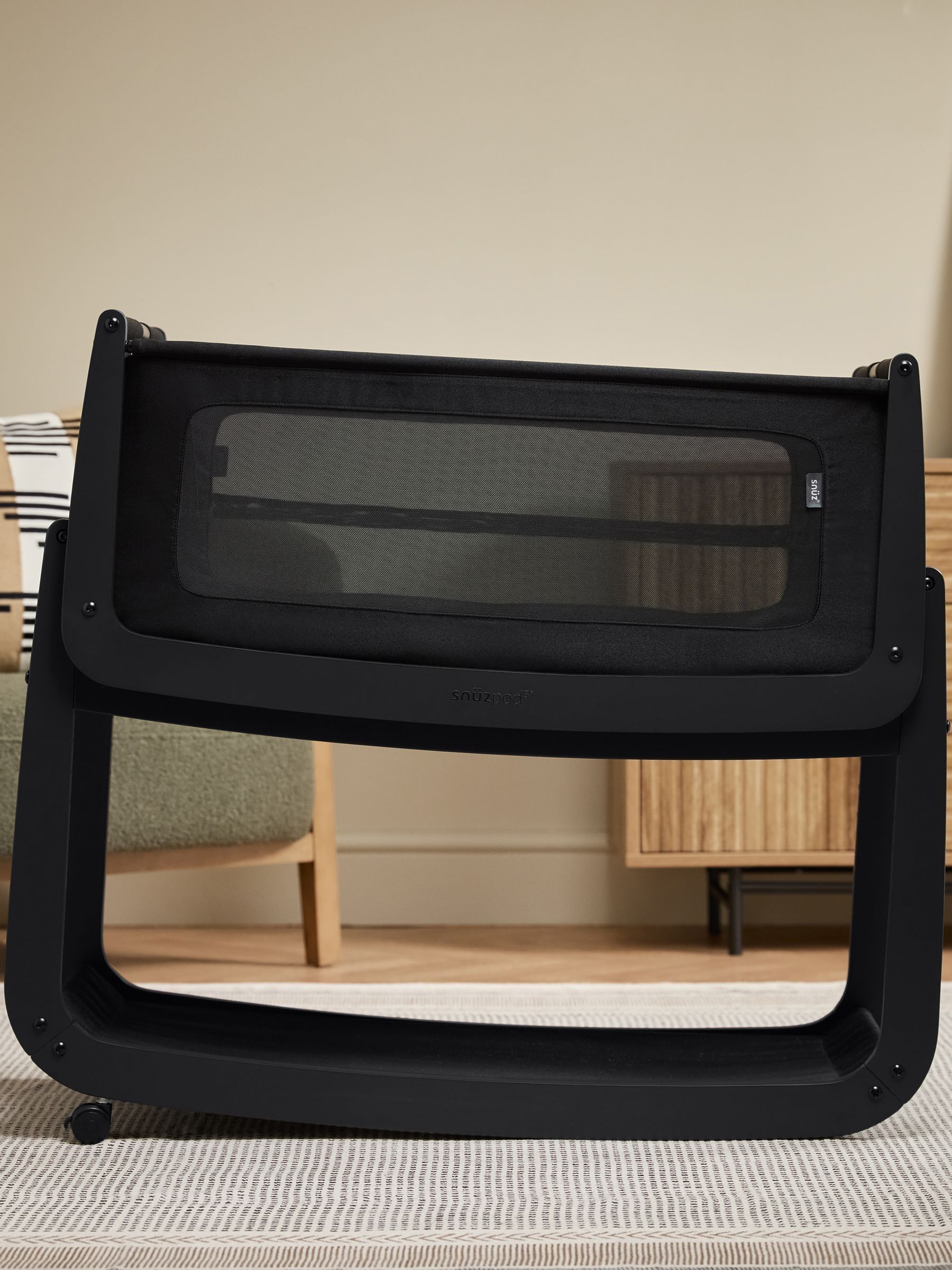 Snuz Graphite SnuzPod 5 Bedside Crib - Image 6 of 8