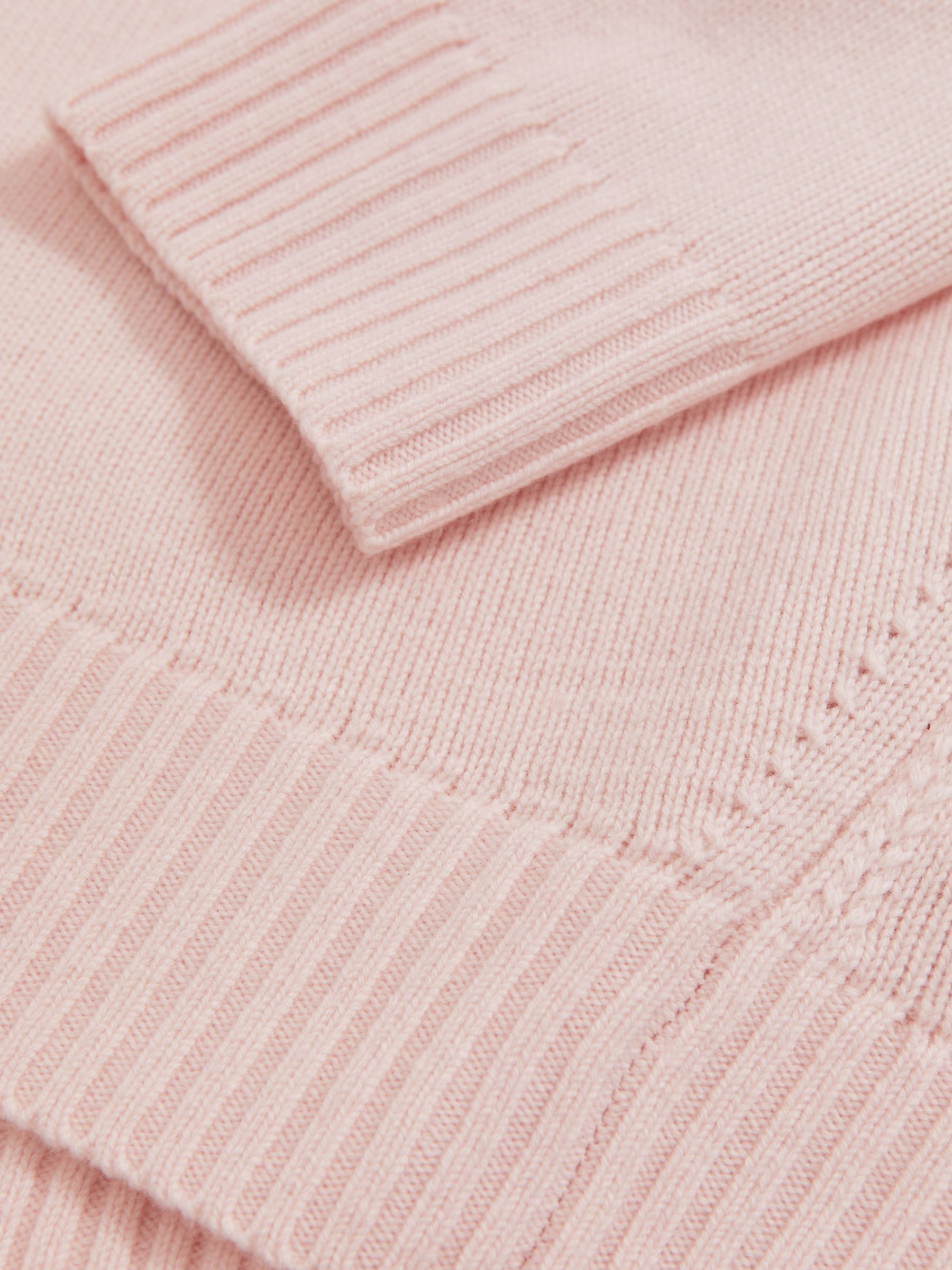 Wool-Cashmere Crew-Neck Jumper in Pink - Image 6 of 6