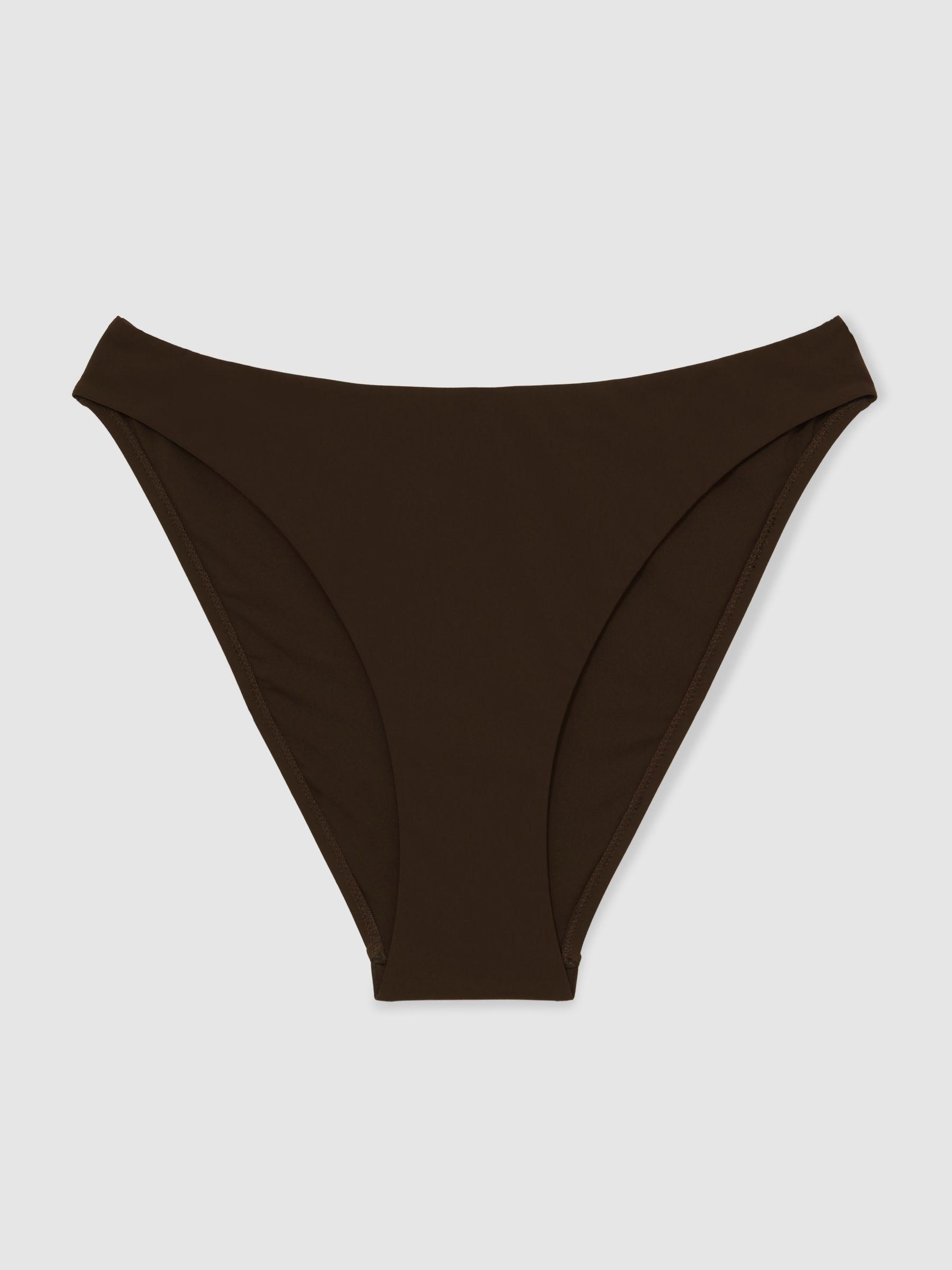 High Cut Bikini Bottoms in Chocolate - Image 2 of 6