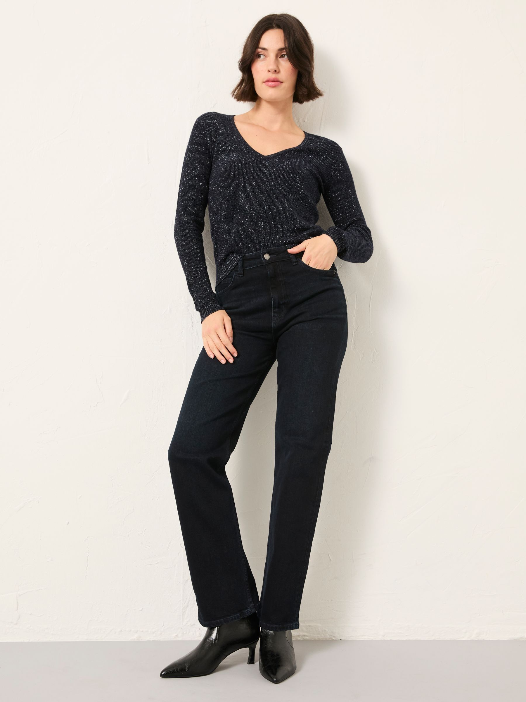 Carmel Denim Dark Blue Comfort Straight Jeans - Image 3 of 7