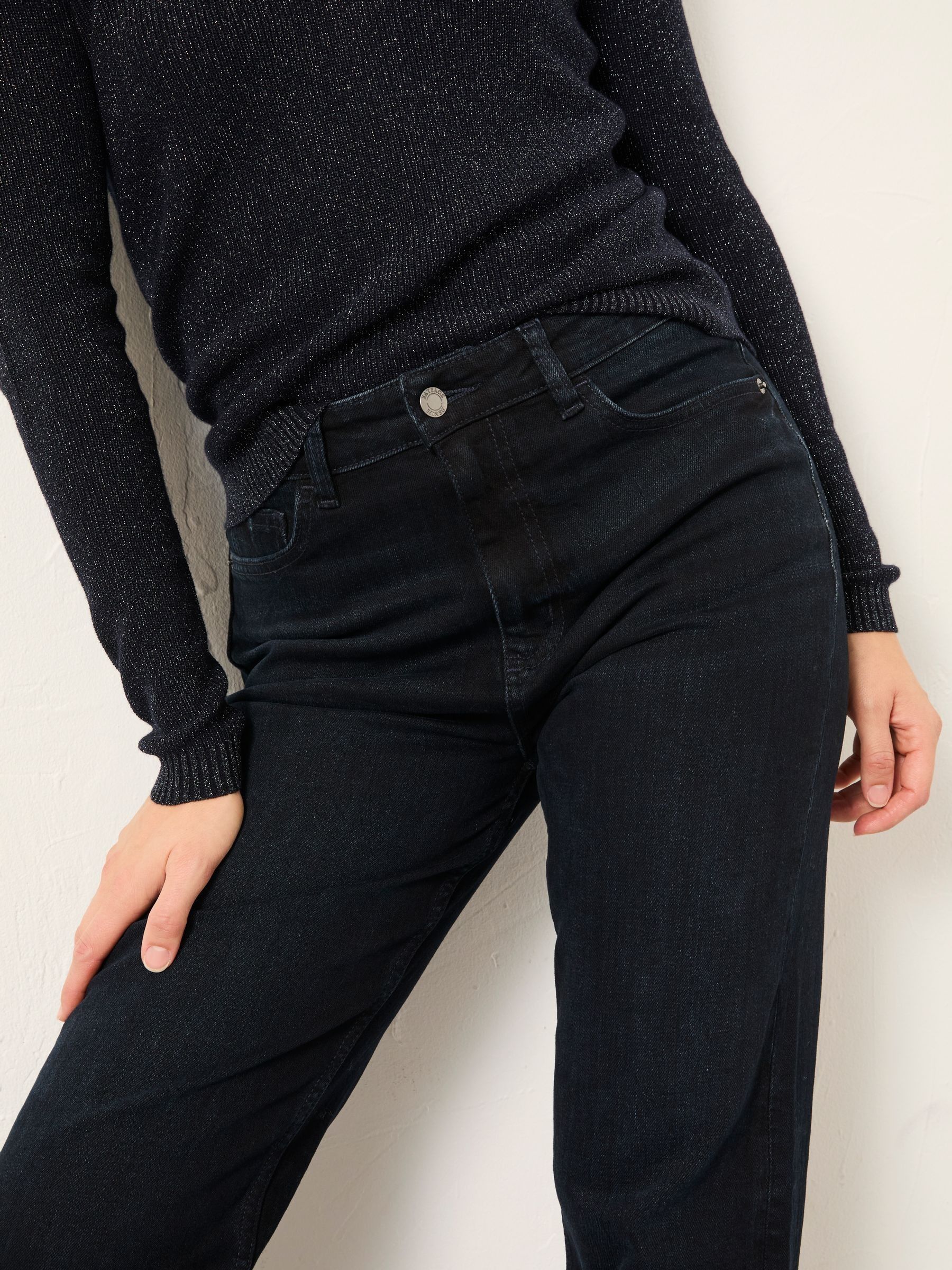 Carmel Denim Dark Blue Comfort Straight Jeans - Image 4 of 7