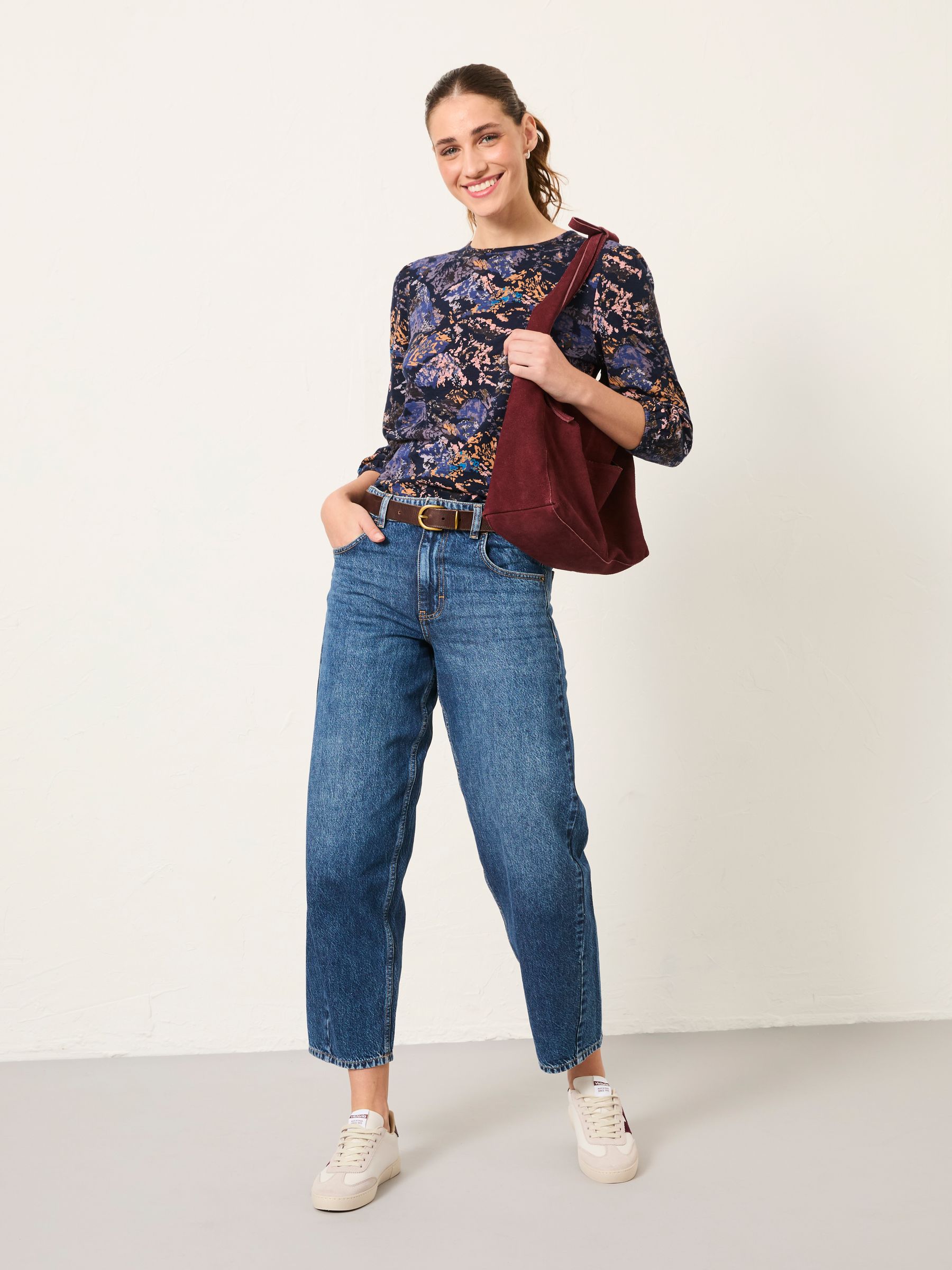 Leni Black Mountains Printed Top - Image 3 of 6