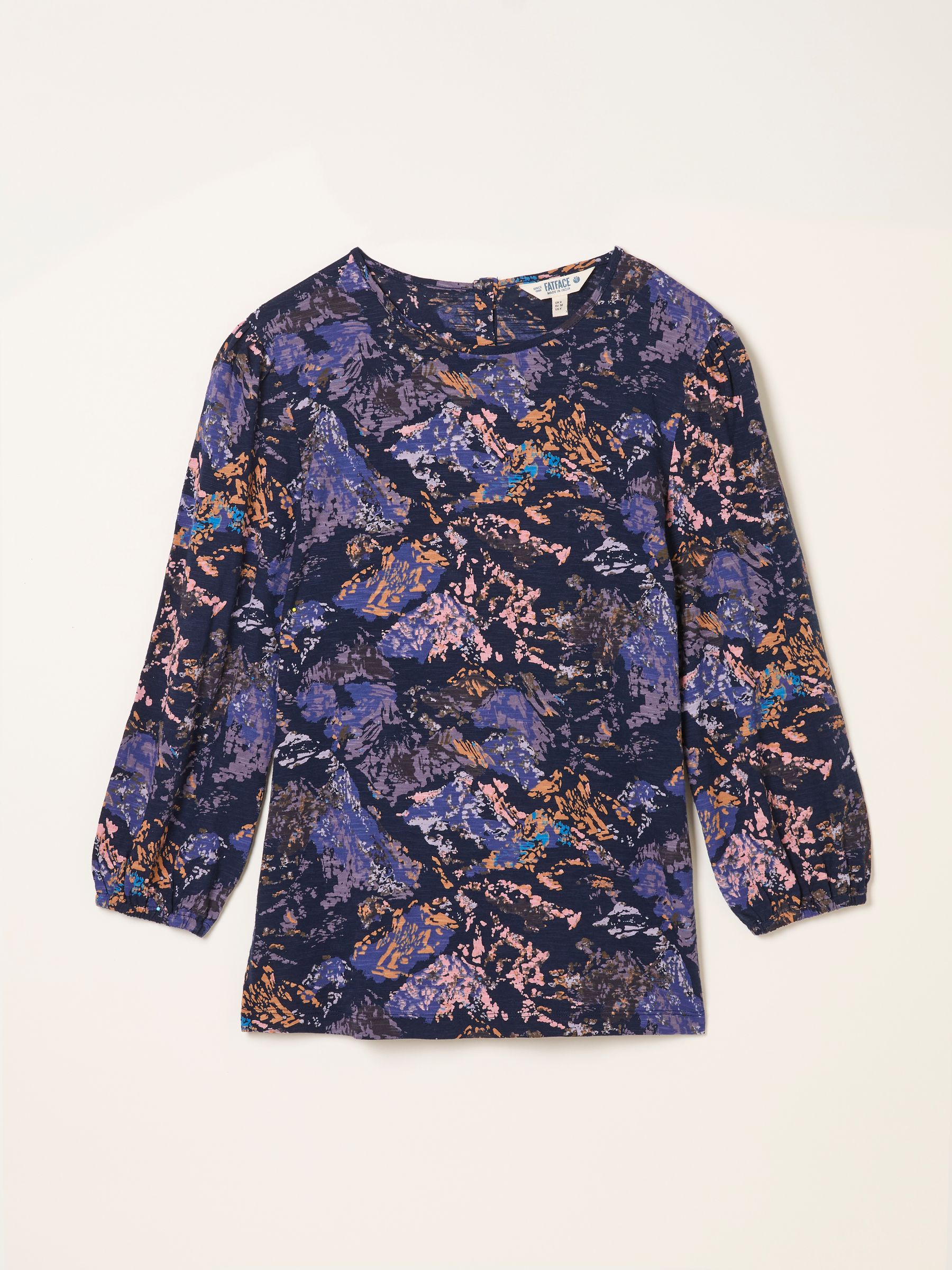 Leni Black Mountains Printed Top - Image 6 of 6 Leni Black Mountains Printed Top - Image 6 of 6