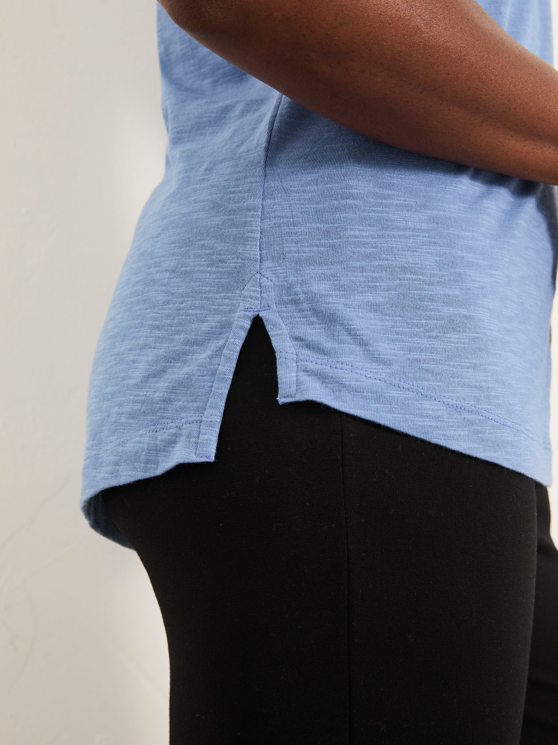 Natalie Blue/White 2 Pack Short Sleeve T Shirt - Image 5 of 7