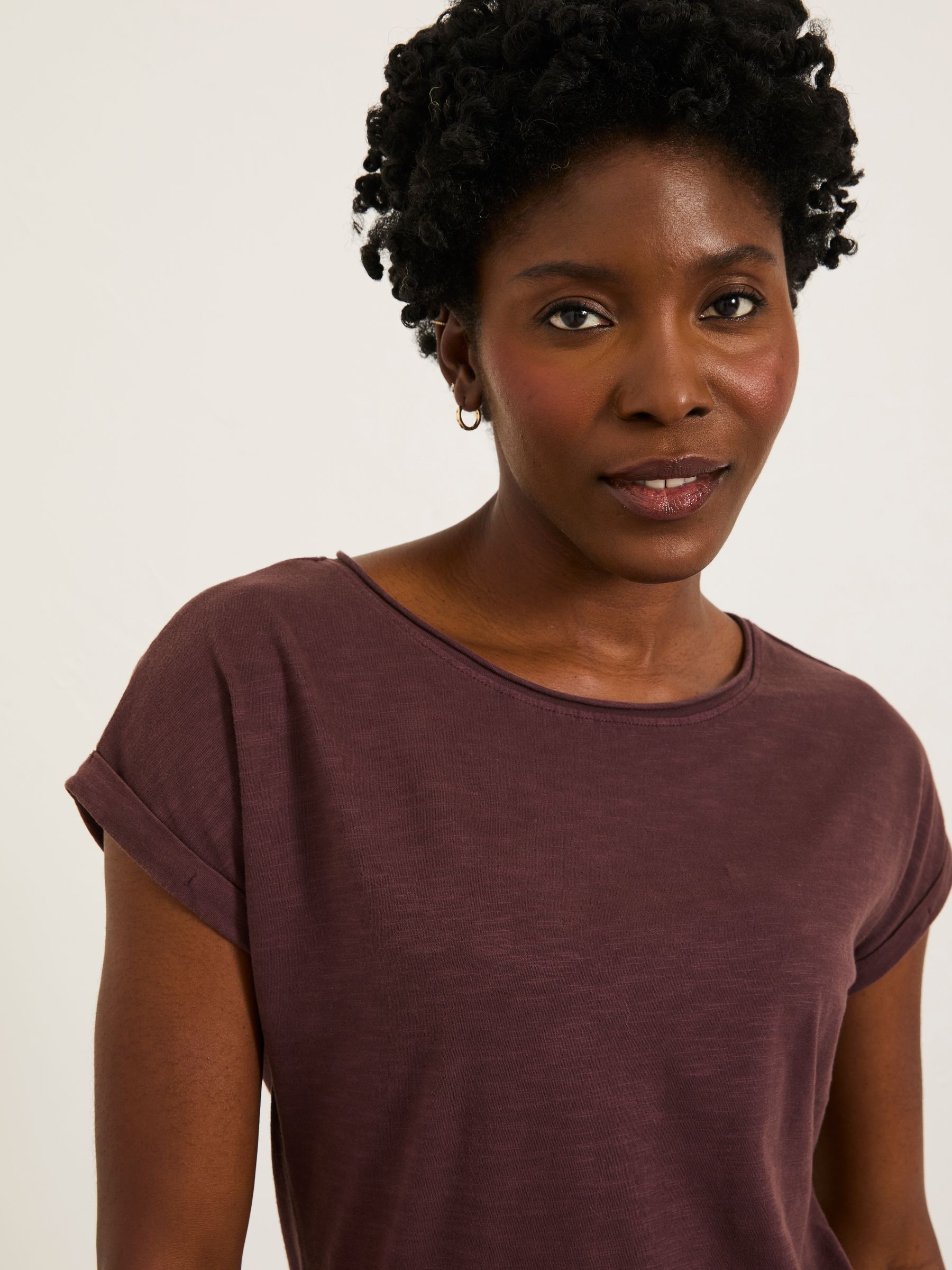 Ivy Dark Purple T-Shirt - Image 3 of 5