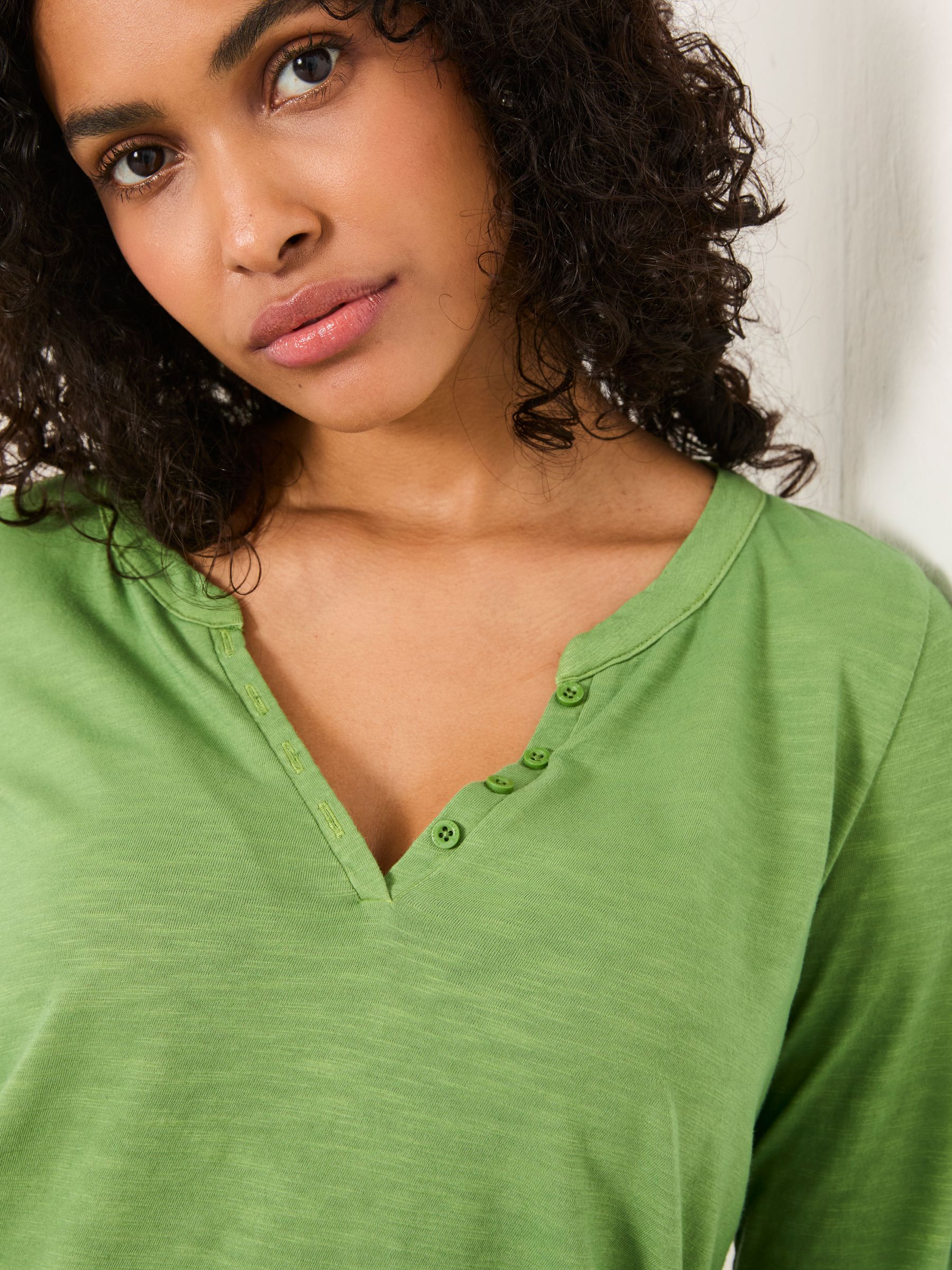 Aster Green 3/4 Sleeve T Shirt - Image 3 of 4