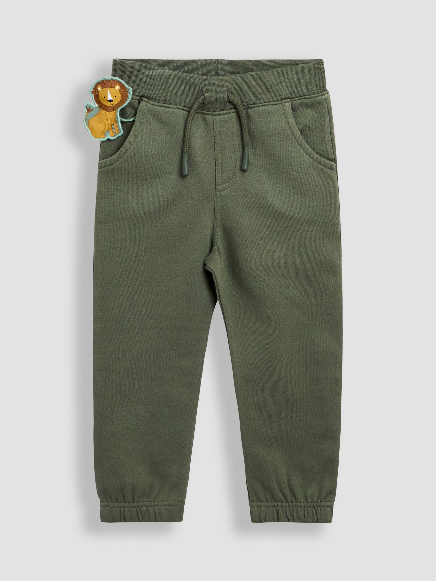 Green Safari 2-Piece Appliqué Sweatshirt & Joggers Set - Image 4 of 7