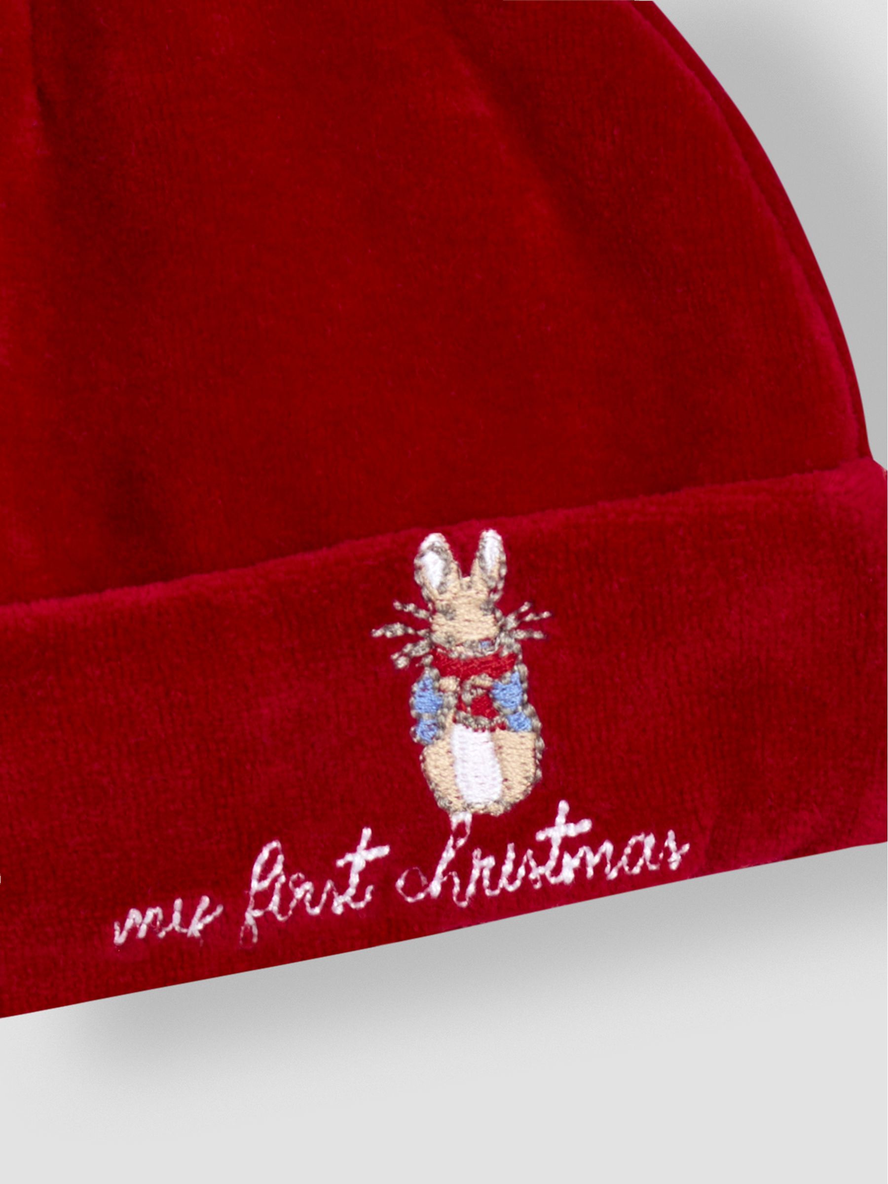 Red Peter Rabbit My First Christmas Hat - Image 3 of 3
