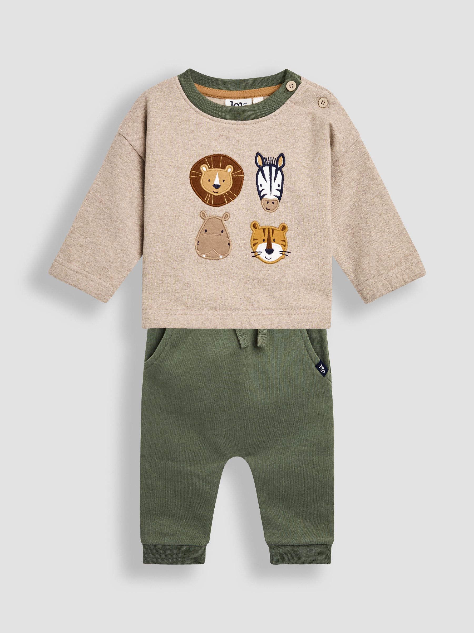 Green 2-Piece Sweatshirt & Joggers Set - Image 1 of 6