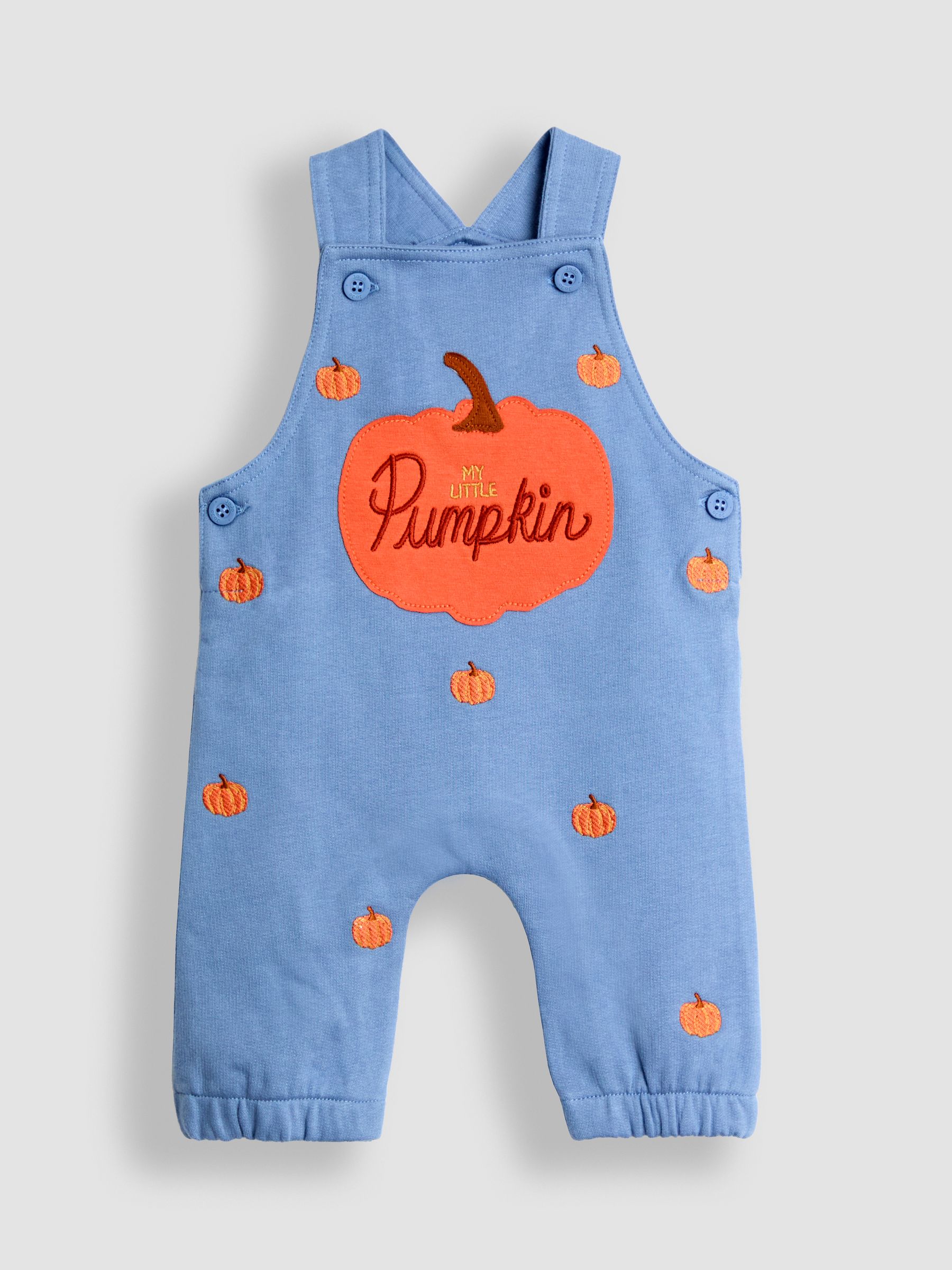Light Blue 2-Piece Construction Dungarees & Top Set - Image 2 of 7