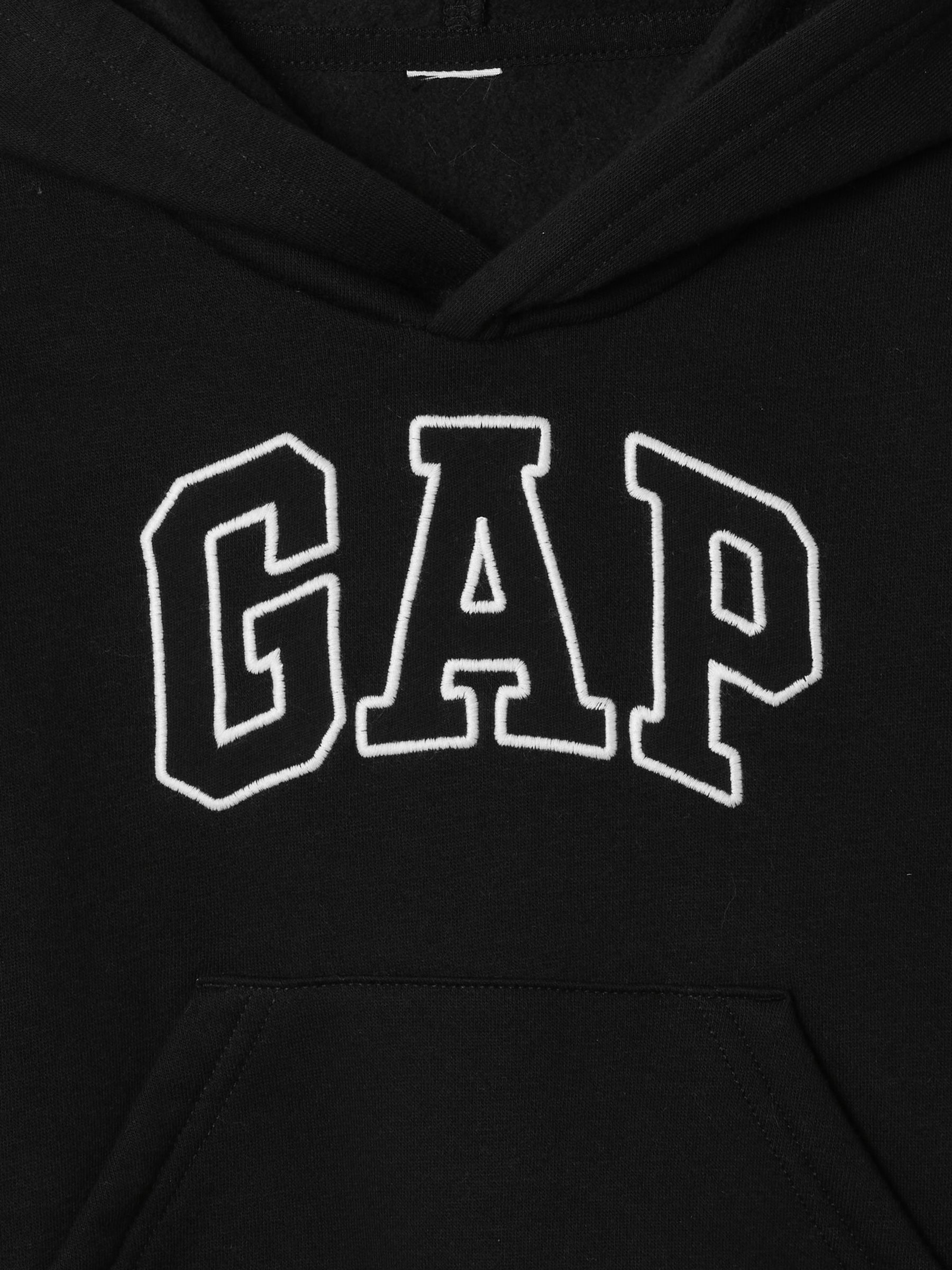 Black Vintage Logo Hoodie (6mths-5yrs) - Image 3 of 3